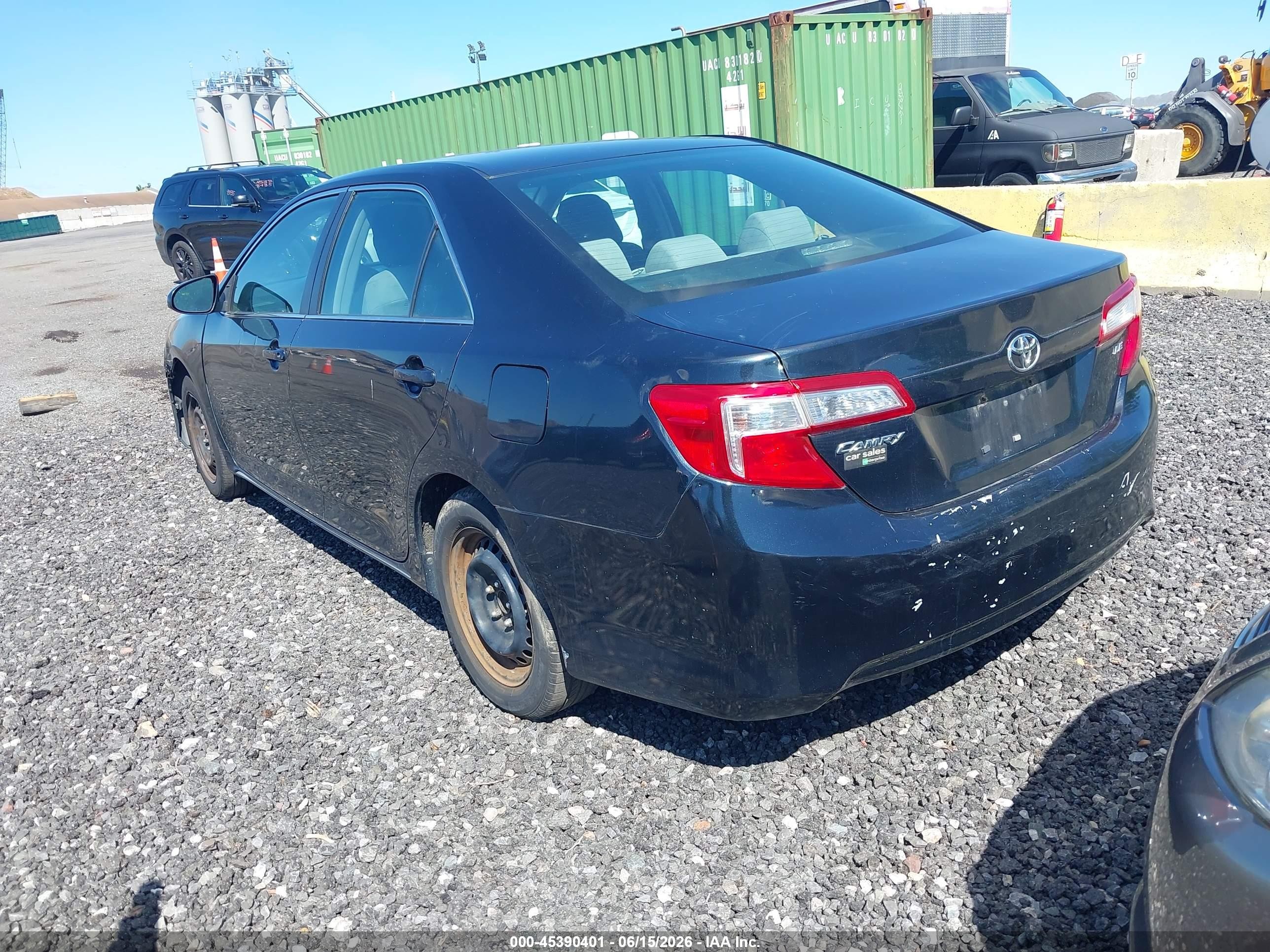 2014 Toyota Camry Le Black vin: 4T1BF1FK1EU313284