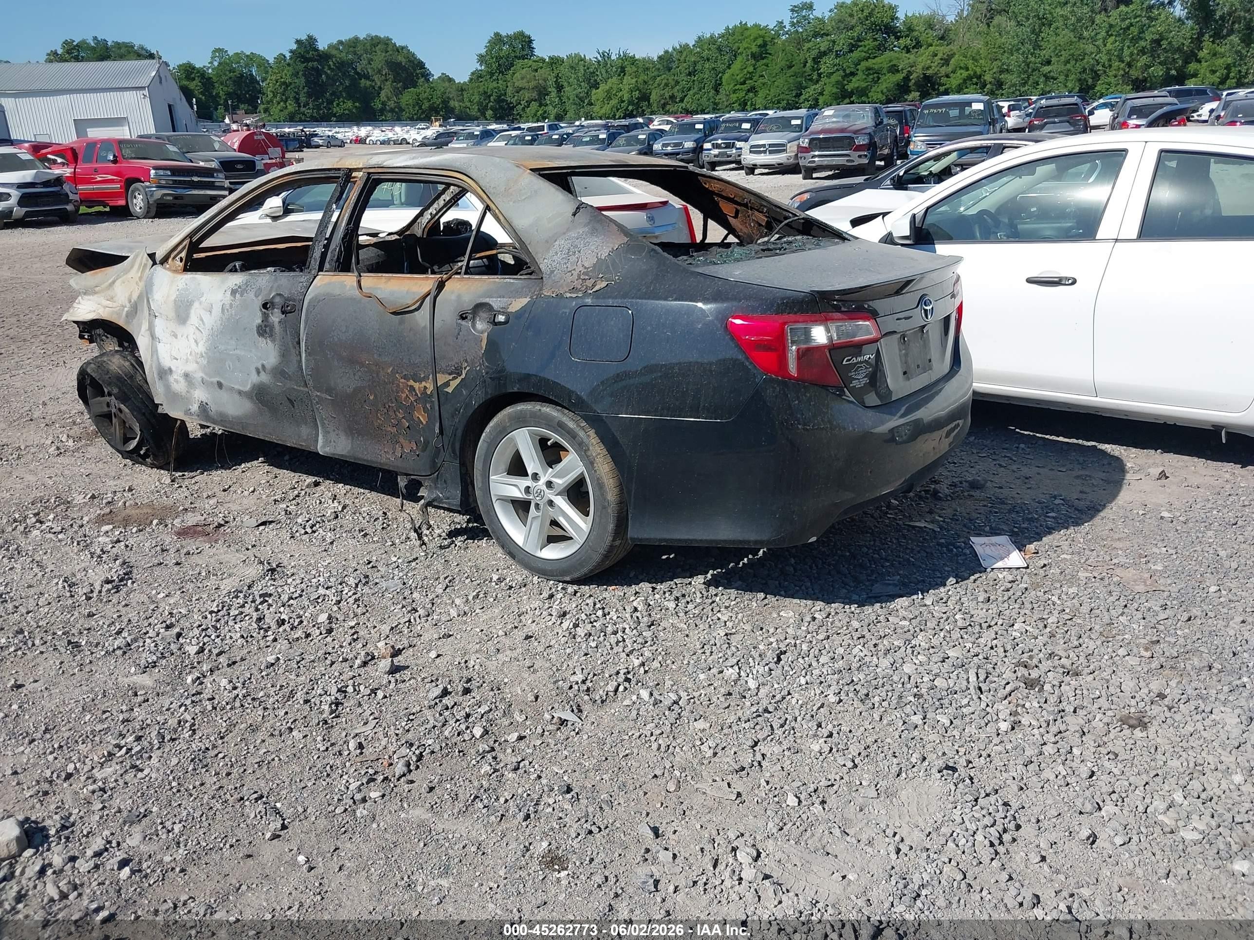 2014 Toyota Camry Se Black vin: 4T1BF1FK1EU317867
