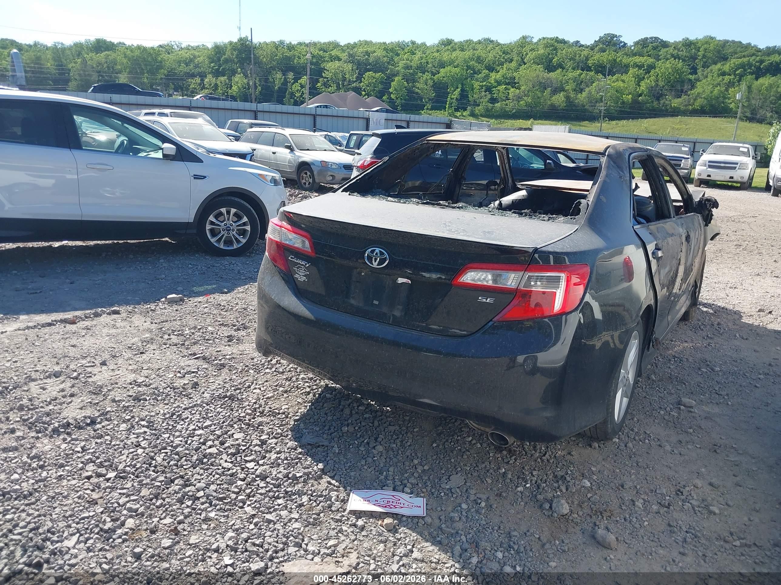 2014 Toyota Camry Se Black vin: 4T1BF1FK1EU317867