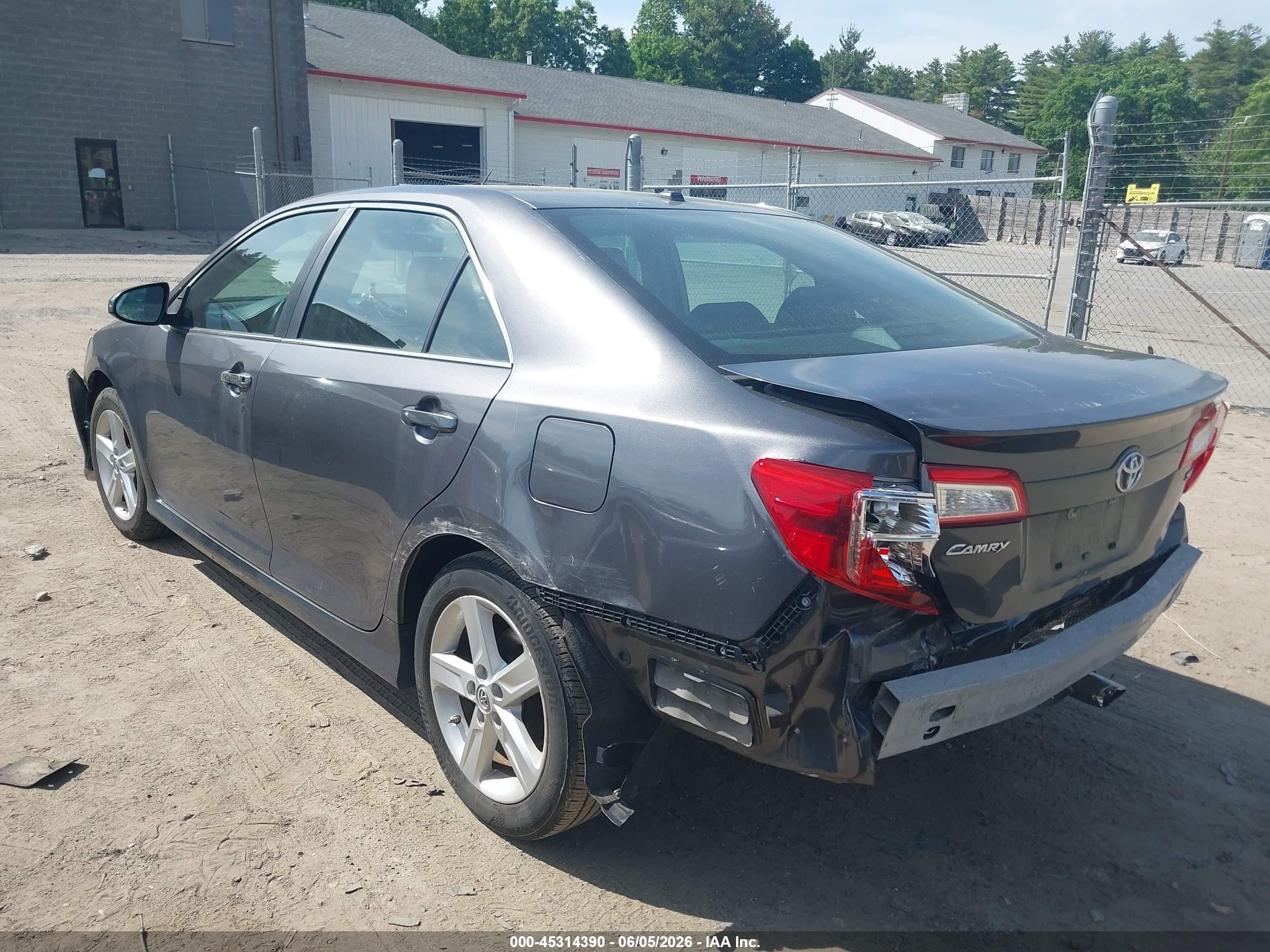 2014 Toyota Camry Se Gray vin: 4T1BF1FK1EU323166