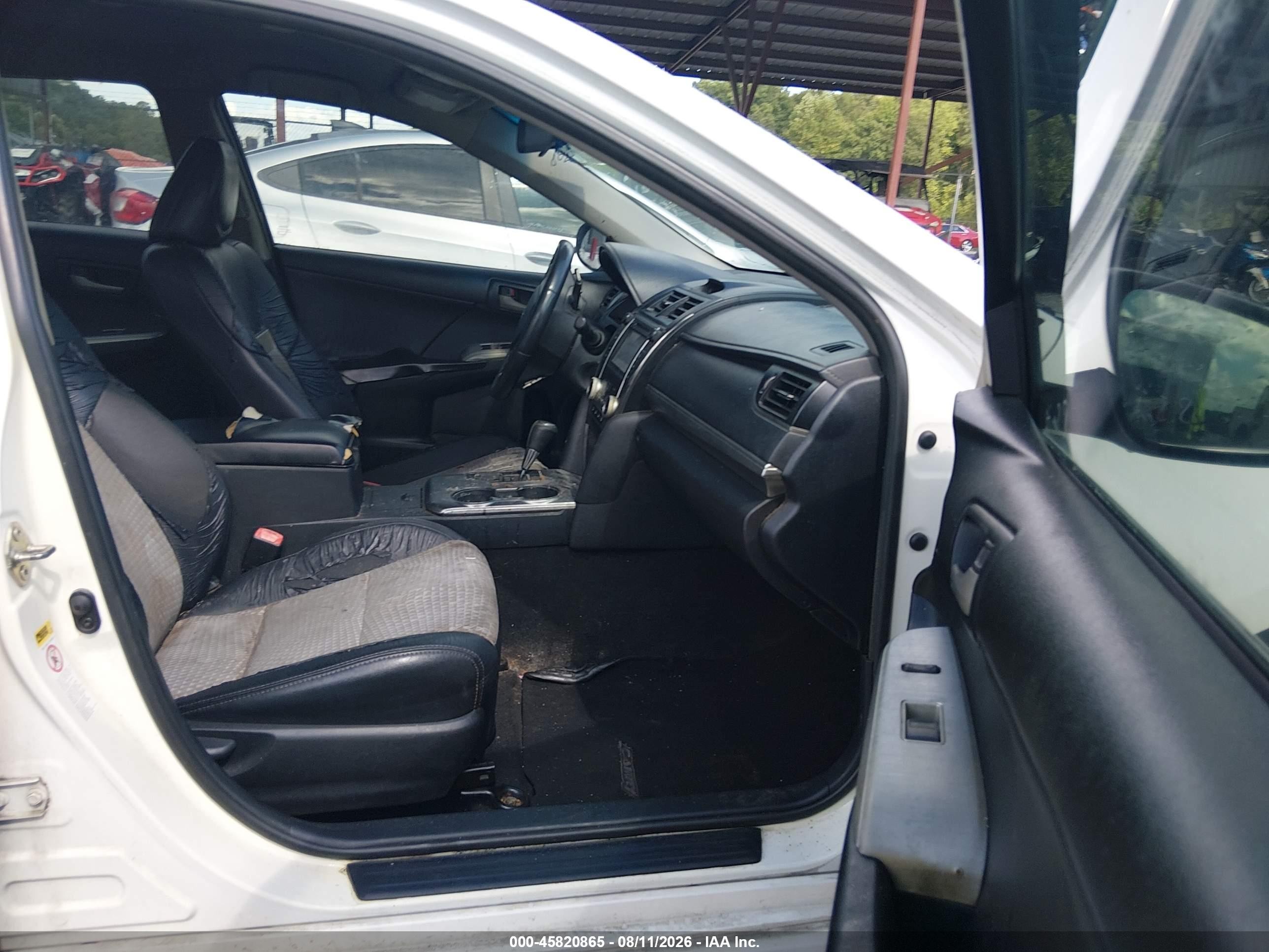 2014 Toyota Camry Se White vin: 4T1BF1FK1EU328657