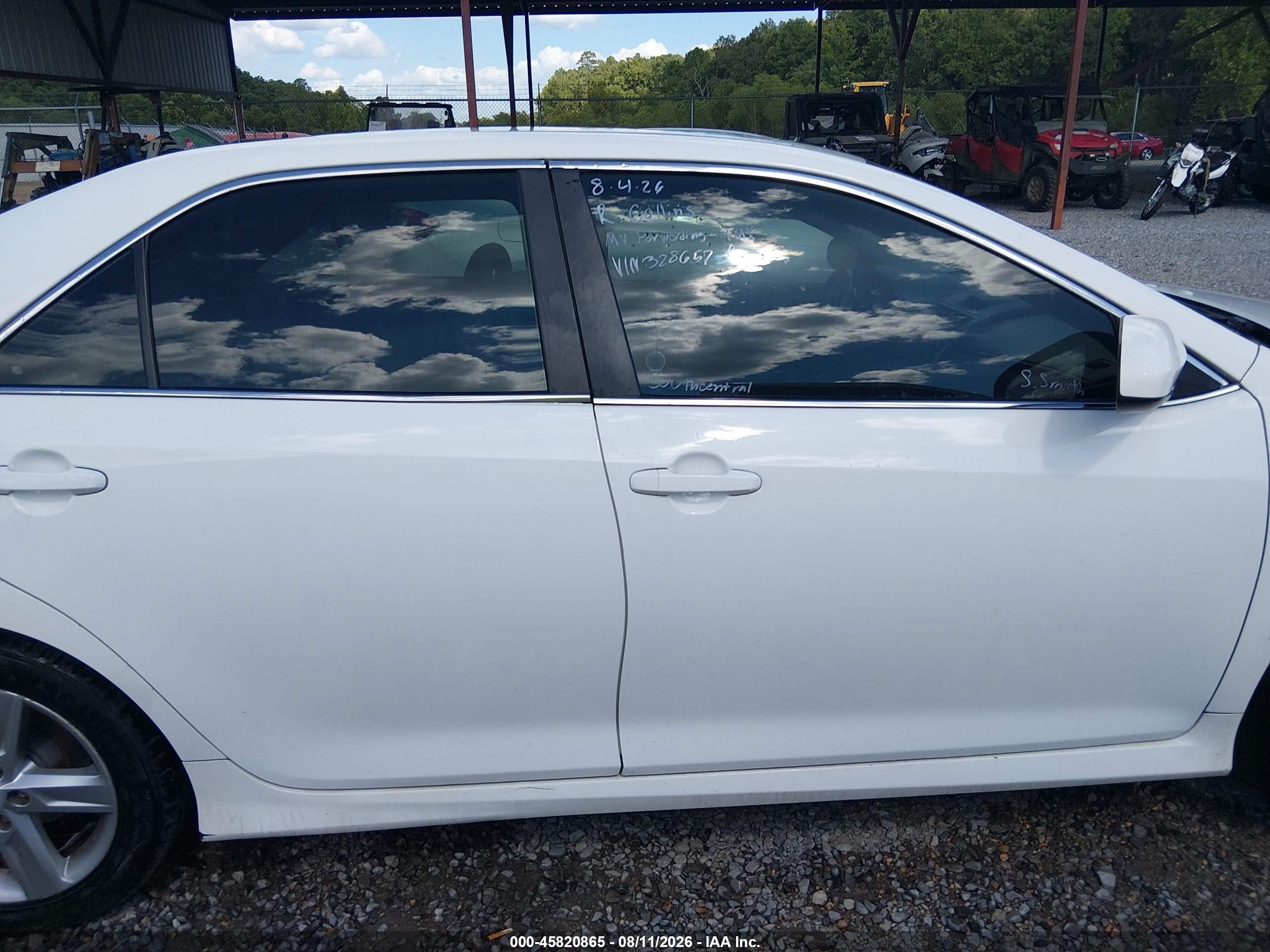 2014 Toyota Camry Se White vin: 4T1BF1FK1EU328657