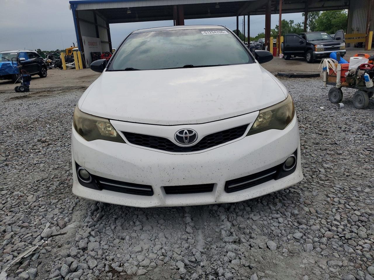 2014 Toyota Camry Se White vin: 4T1BF1FK1EU334961