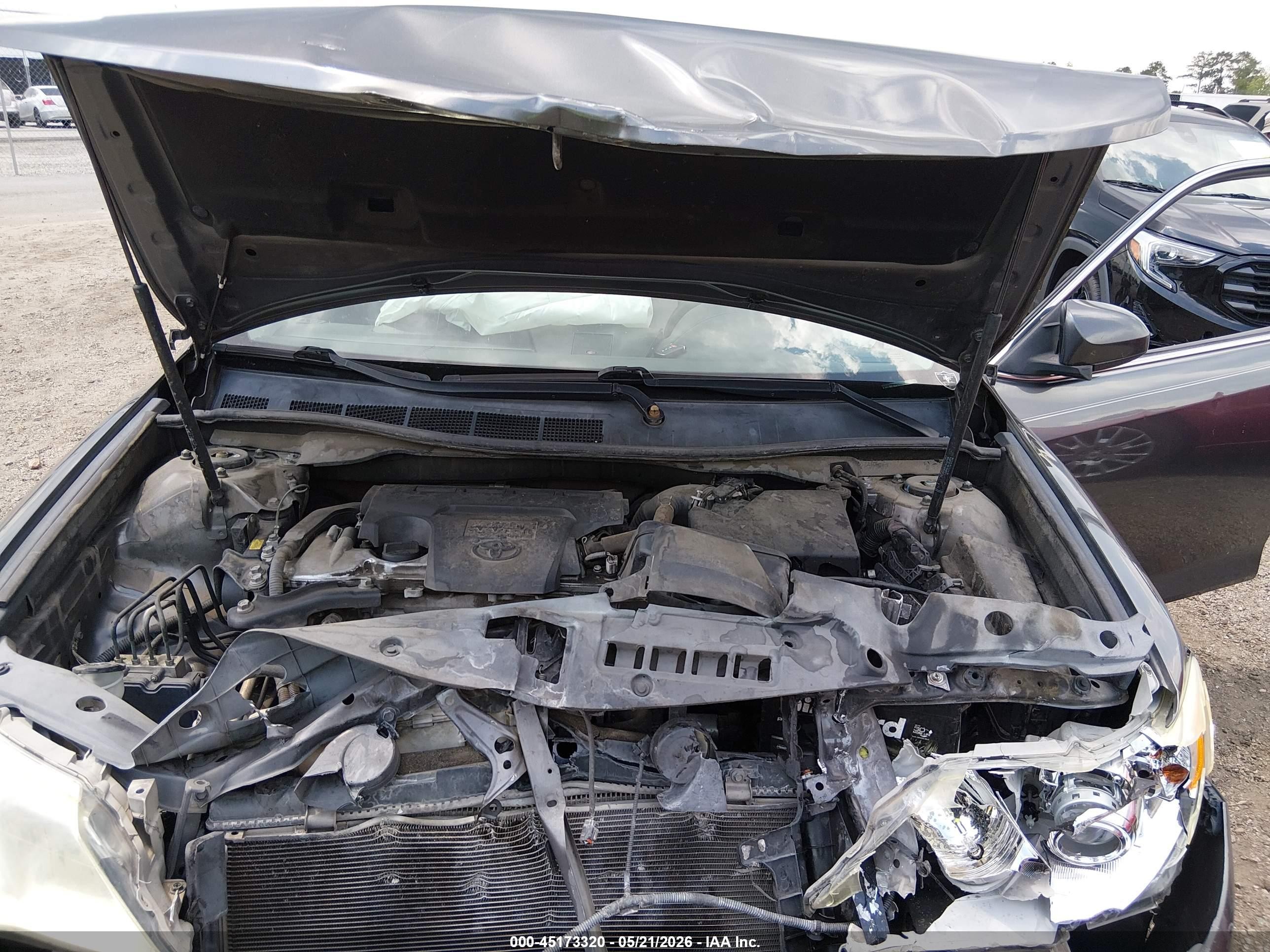 2014 Toyota Camry Xle Gray vin: 4T1BF1FK1EU350108