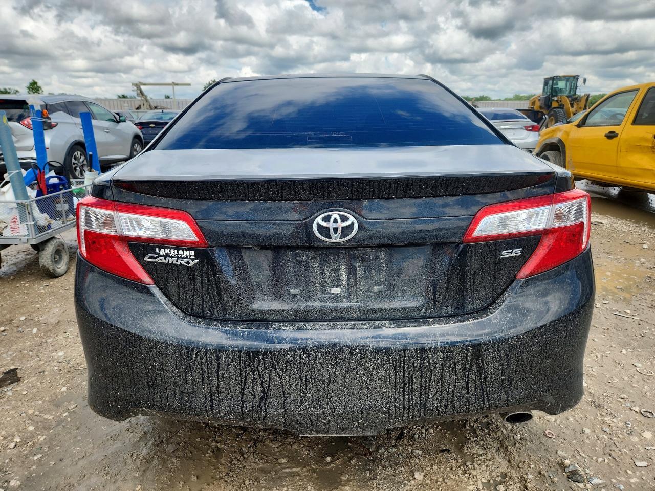 2014 Toyota Camry Se Black vin: 4T1BF1FK1EU355096