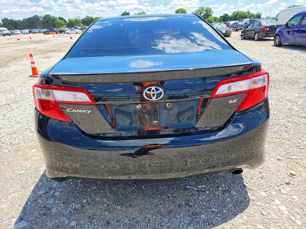 2014 Toyota Camry Se Черный vin: 4T1BF1FK1EU364056