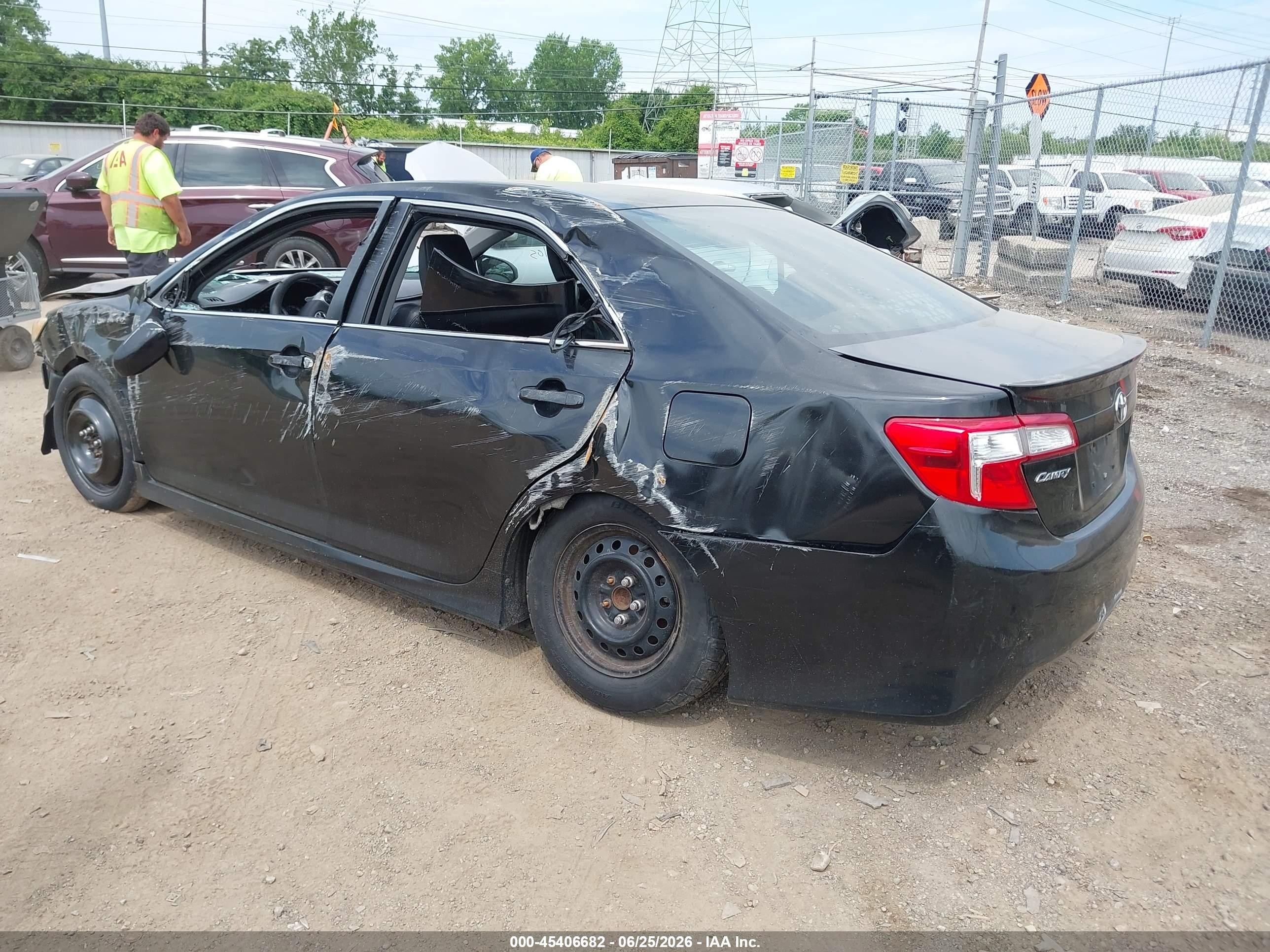 2014 Toyota Camry Se Black vin: 4T1BF1FK1EU379138