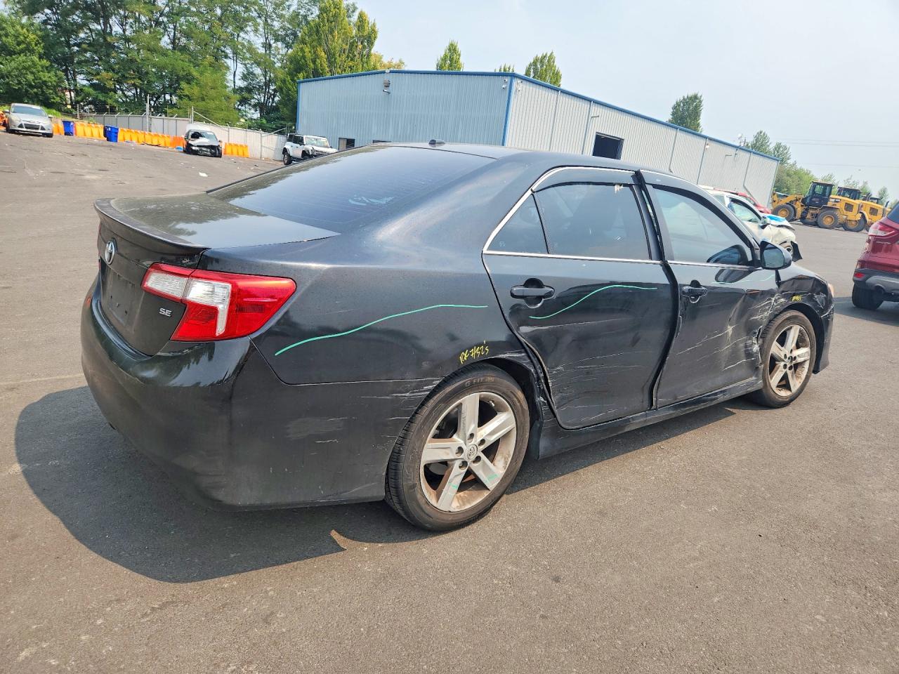 2014 Toyota Camry Se Black vin: 4T1BF1FK1EU387515