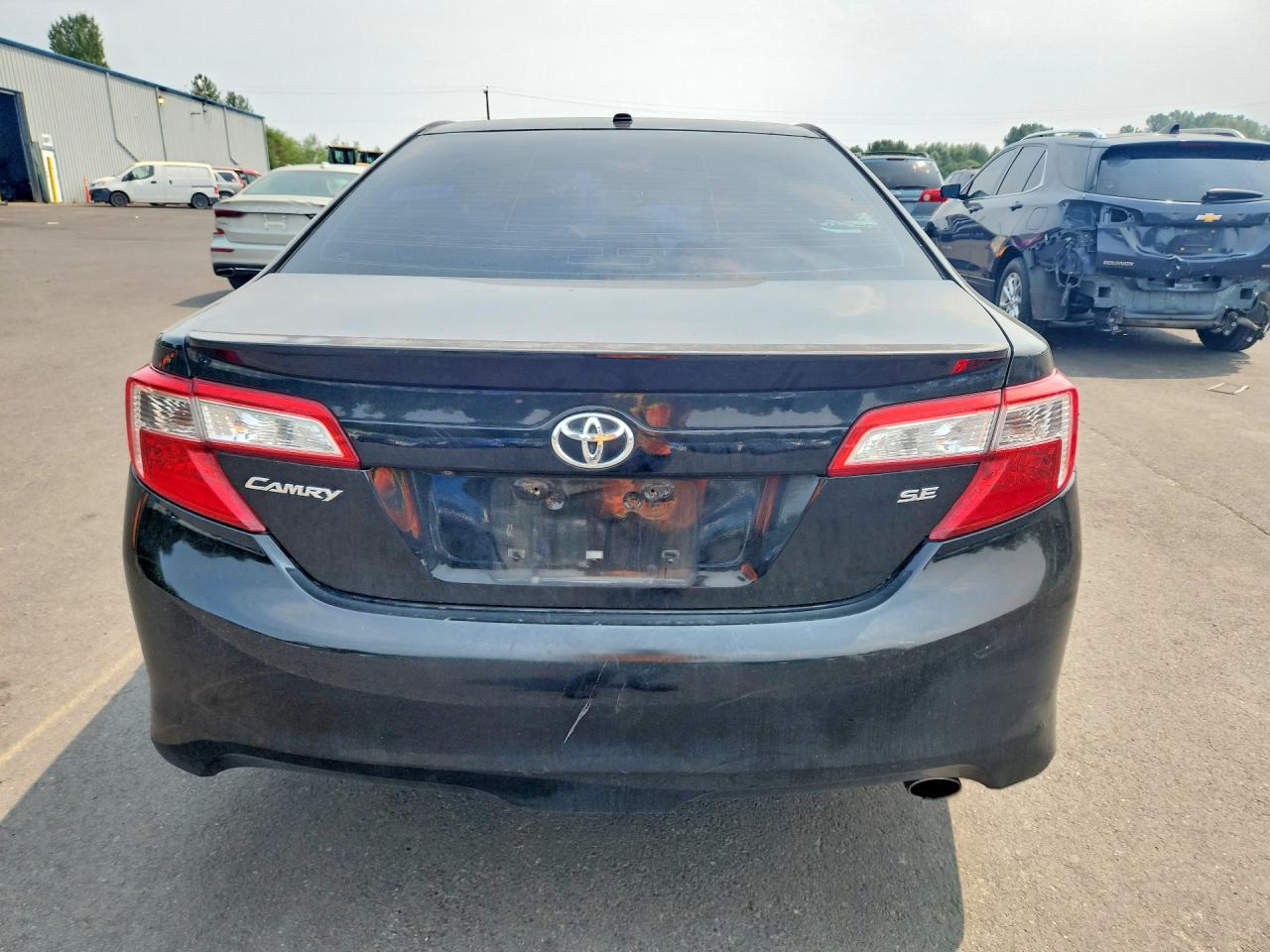 2014 Toyota Camry Se Black vin: 4T1BF1FK1EU387515