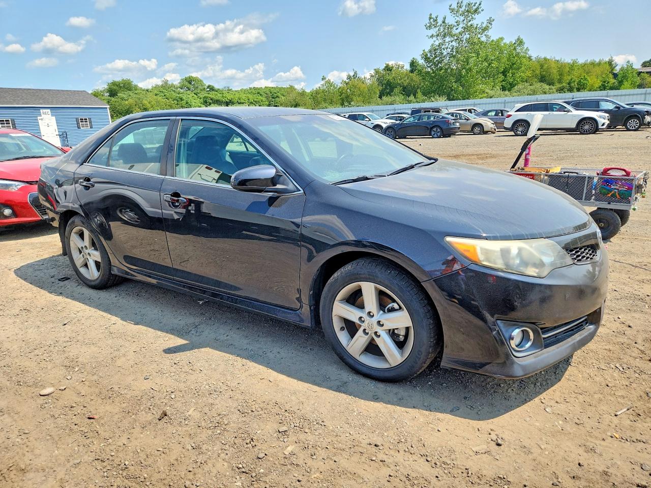 2014 Toyota Camry Se Black vin: 4T1BF1FK1EU392262
