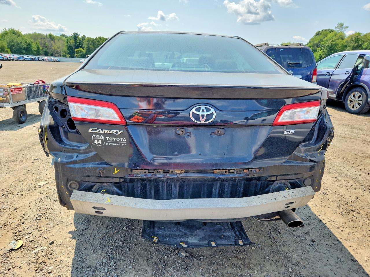 2014 Toyota Camry Se Black vin: 4T1BF1FK1EU392262