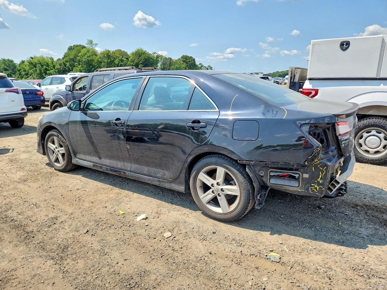 2014 Toyota Camry Se Black vin: 4T1BF1FK1EU392262