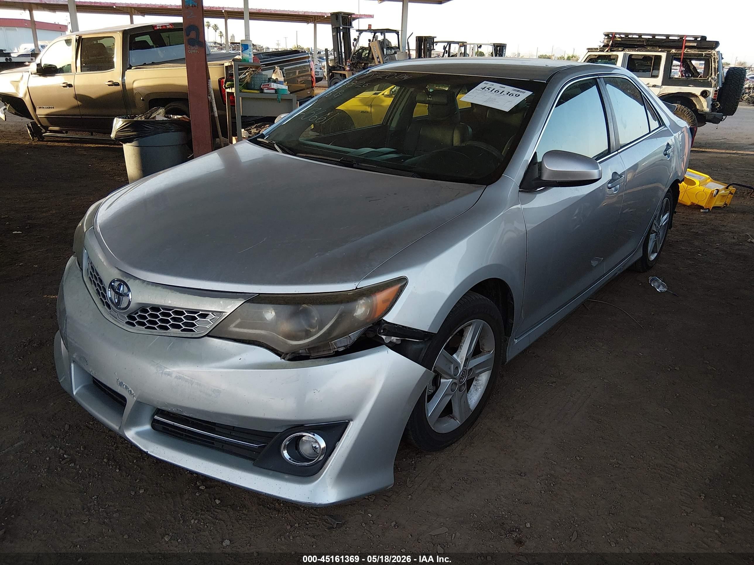 2014 Toyota Camry Se Silver vin: 4T1BF1FK1EU413661