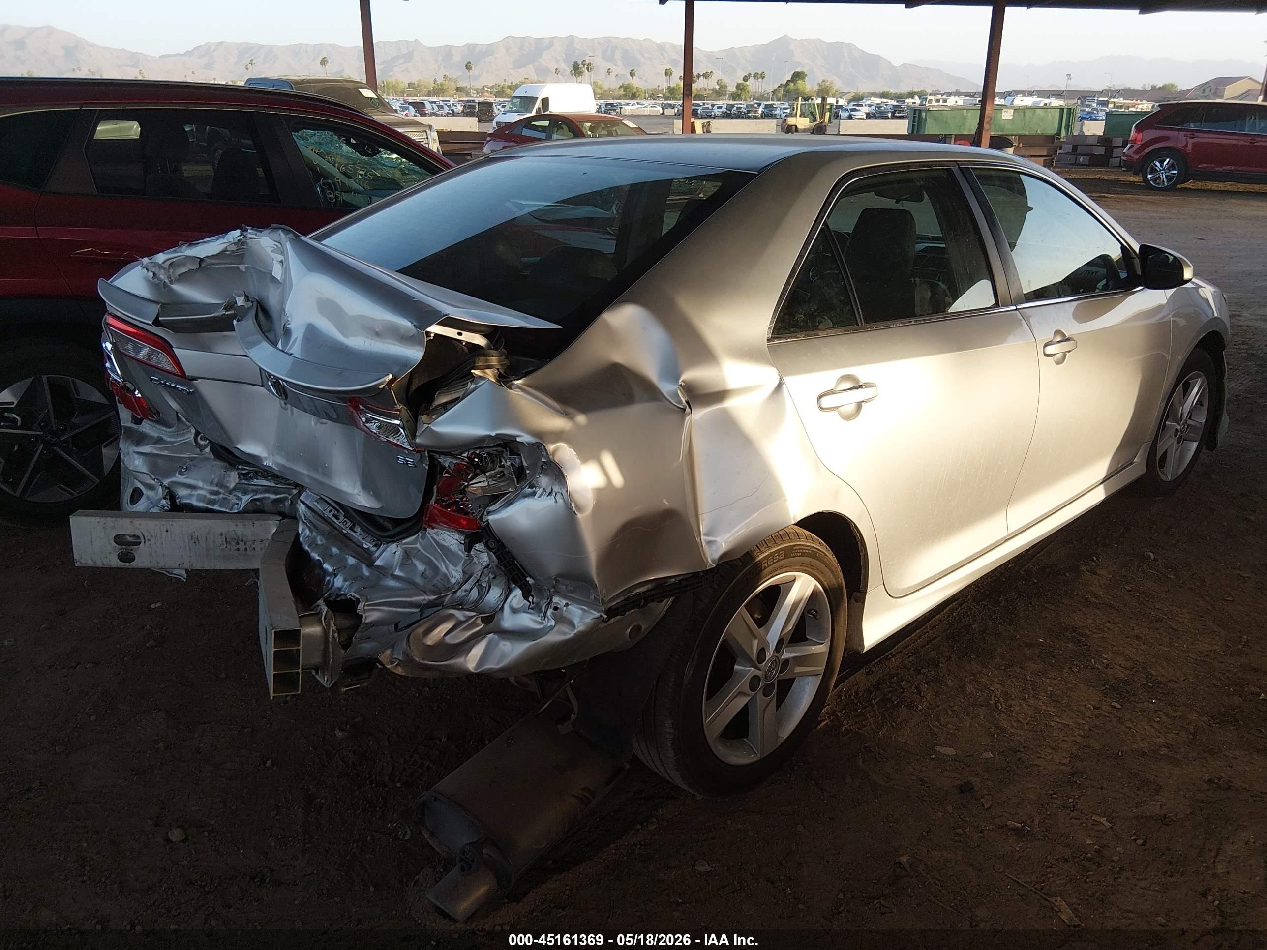 2014 Toyota Camry Se Silver vin: 4T1BF1FK1EU413661