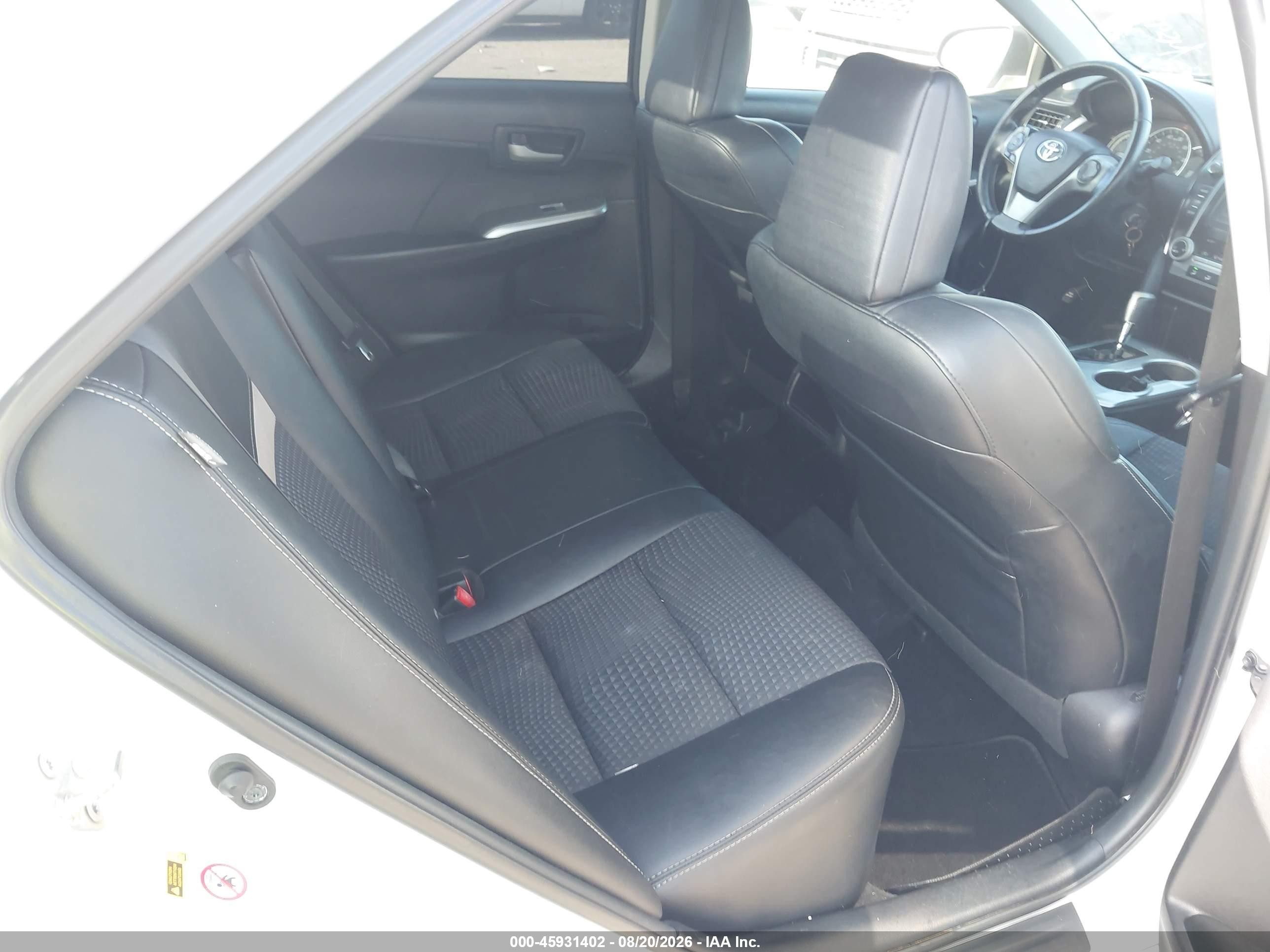 2014 Toyota Camry Se Белый vin: 4T1BF1FK1EU428158