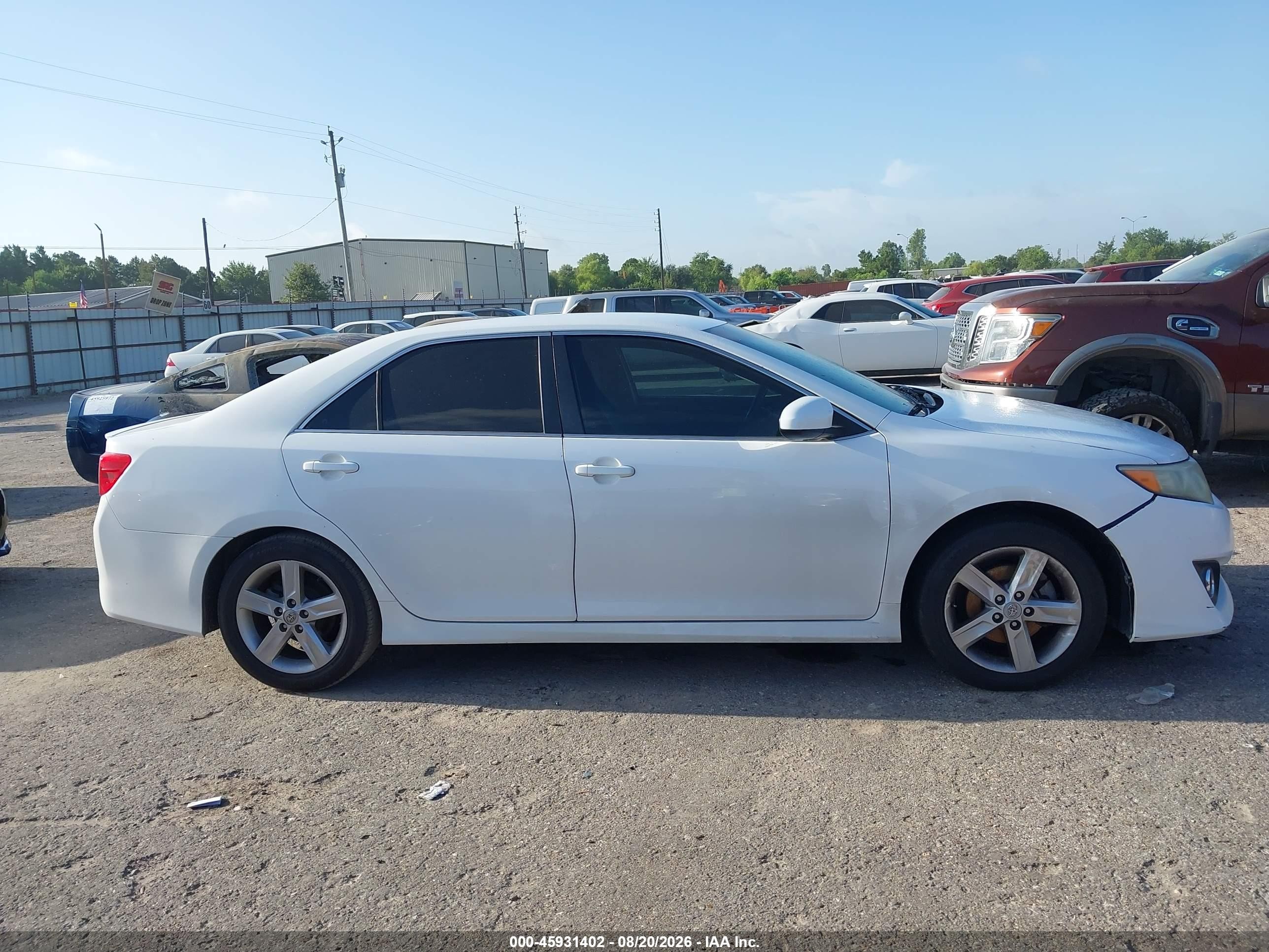 2014 Toyota Camry Se Белый vin: 4T1BF1FK1EU428158