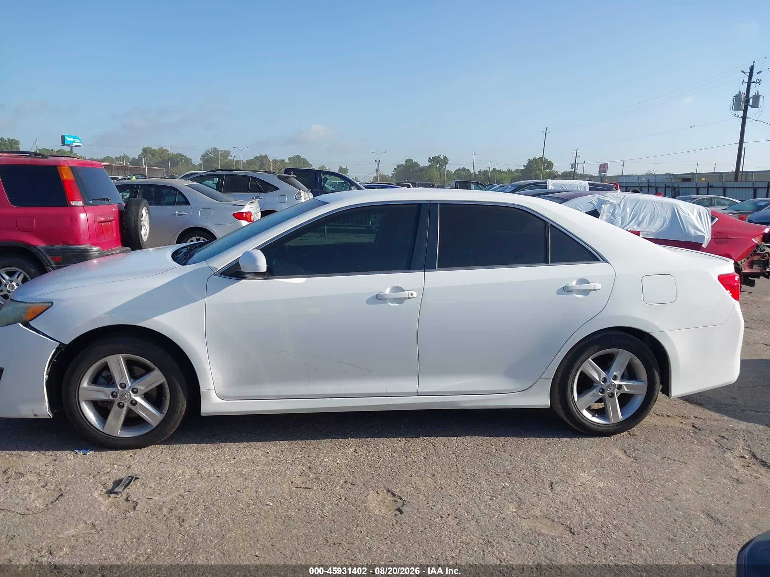 2014 Toyota Camry Se Белый vin: 4T1BF1FK1EU428158