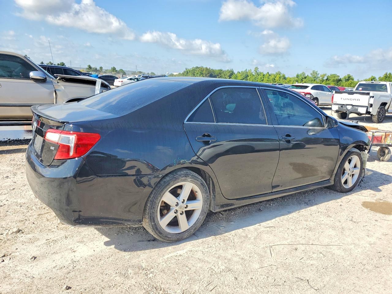 2014 Toyota Camry Se Black vin: 4T1BF1FK1EU436289