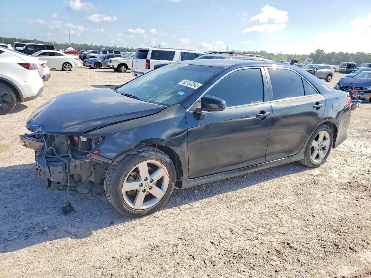 2014 Toyota Camry Se Black vin: 4T1BF1FK1EU436289