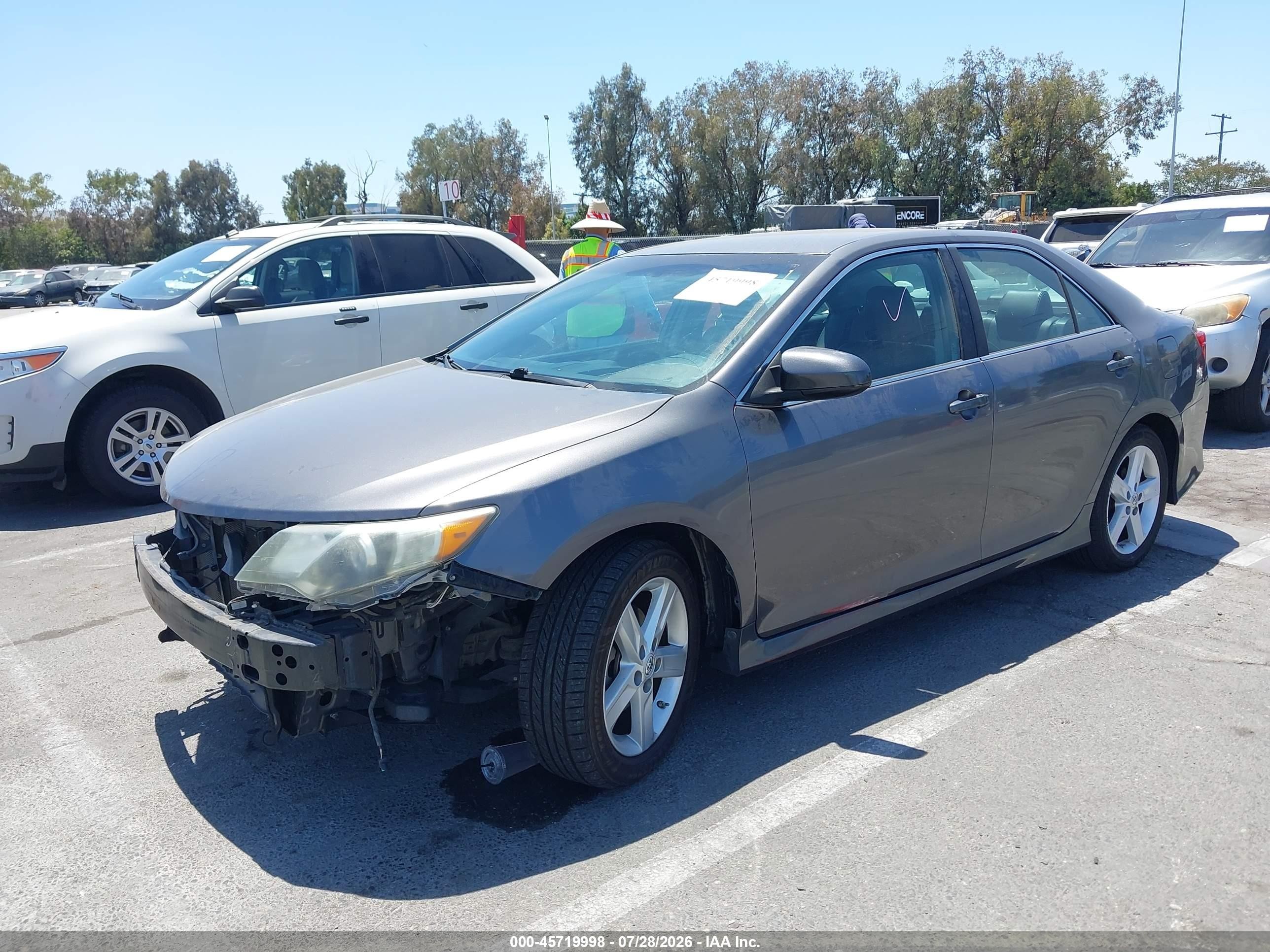 2014 Toyota Camry Se Gray vin: 4T1BF1FK1EU439564