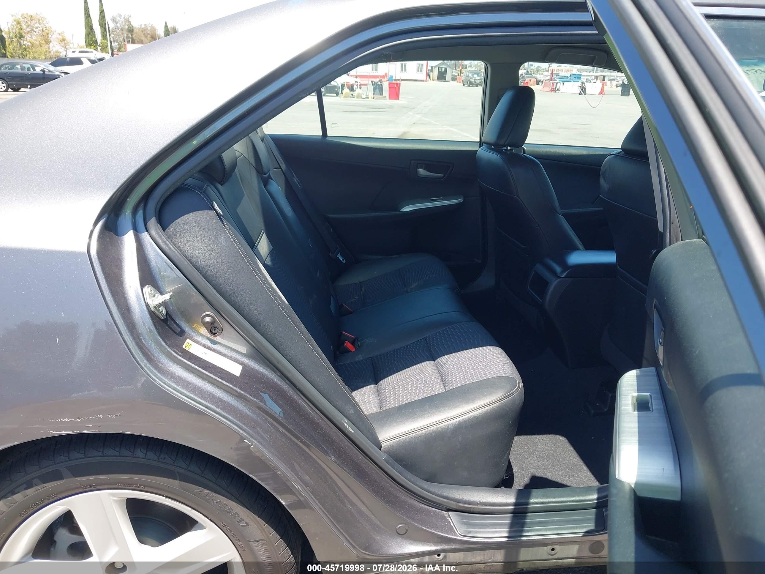 2014 Toyota Camry Se Gray vin: 4T1BF1FK1EU439564