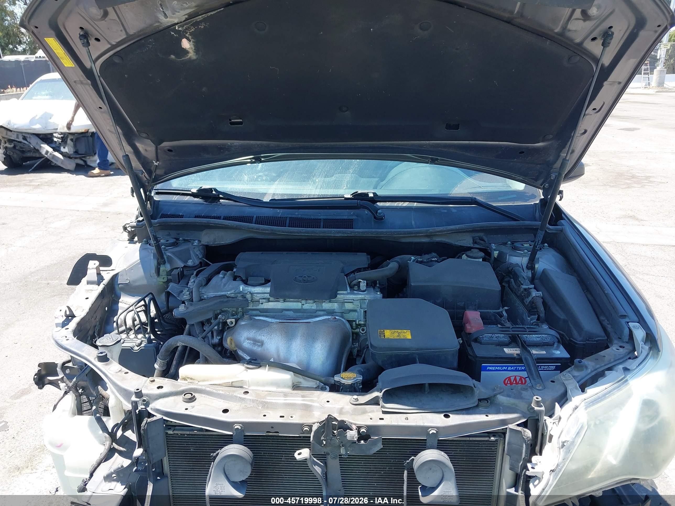 2014 Toyota Camry Se Gray vin: 4T1BF1FK1EU439564