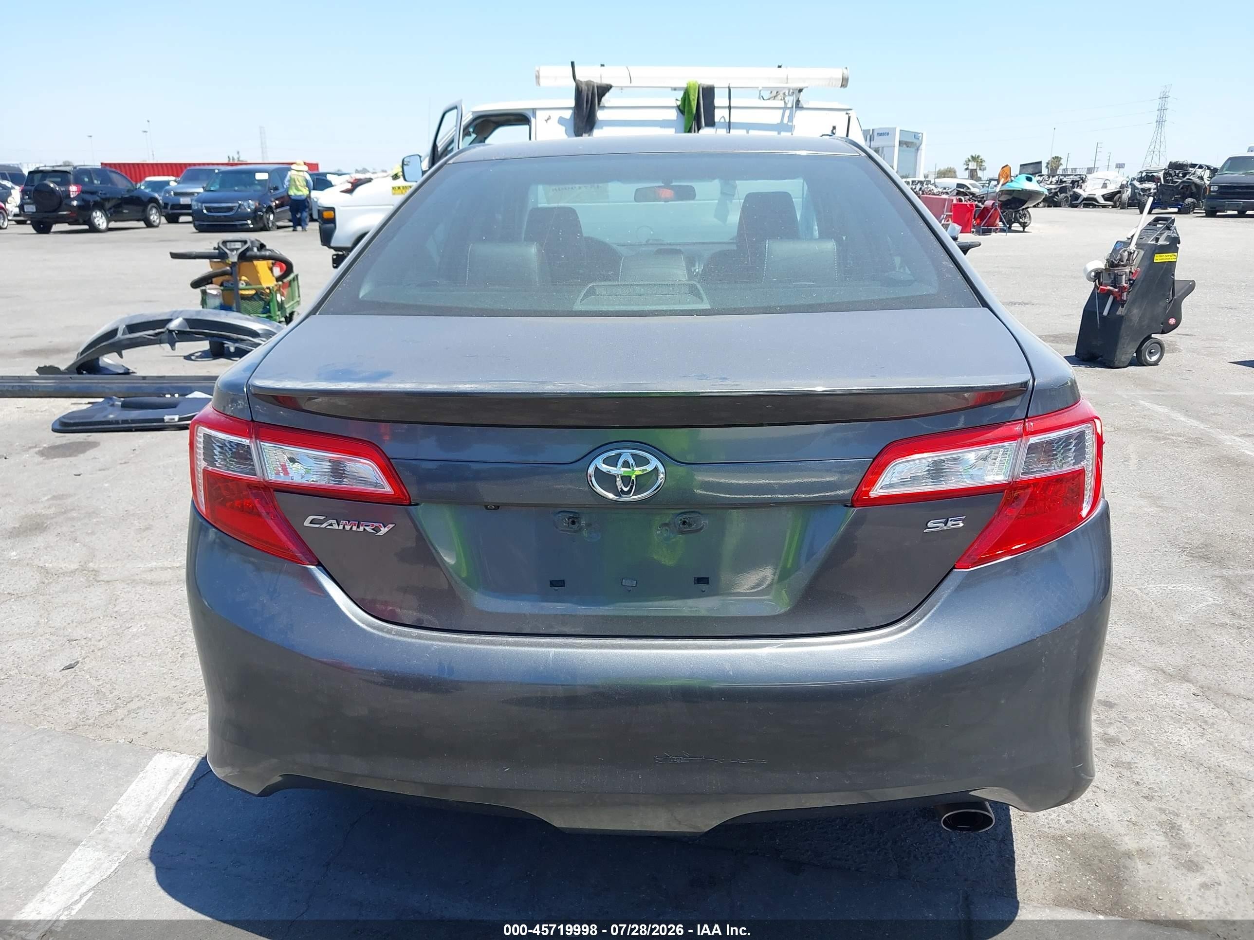 2014 Toyota Camry Se Gray vin: 4T1BF1FK1EU439564
