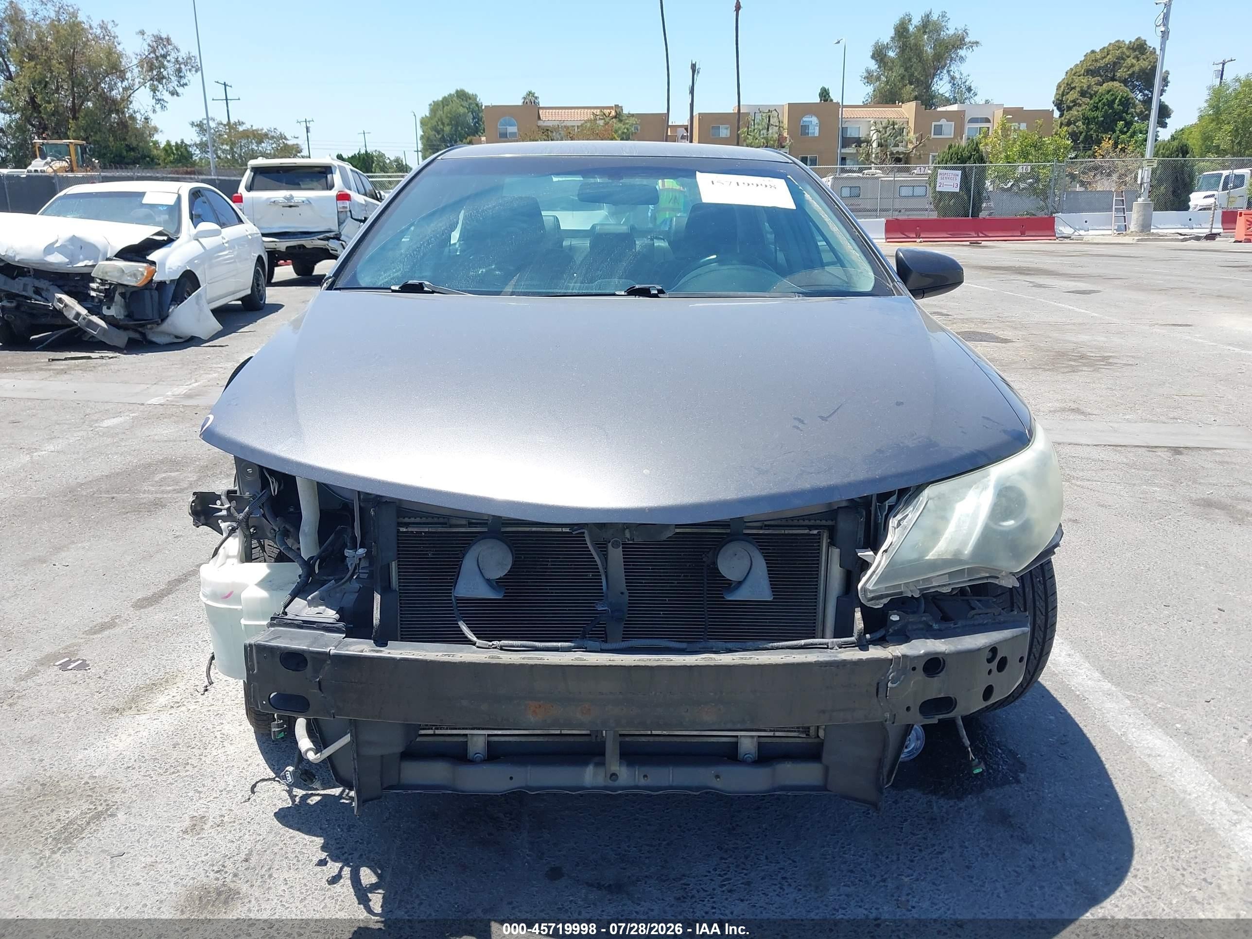 2014 Toyota Camry Se Gray vin: 4T1BF1FK1EU439564