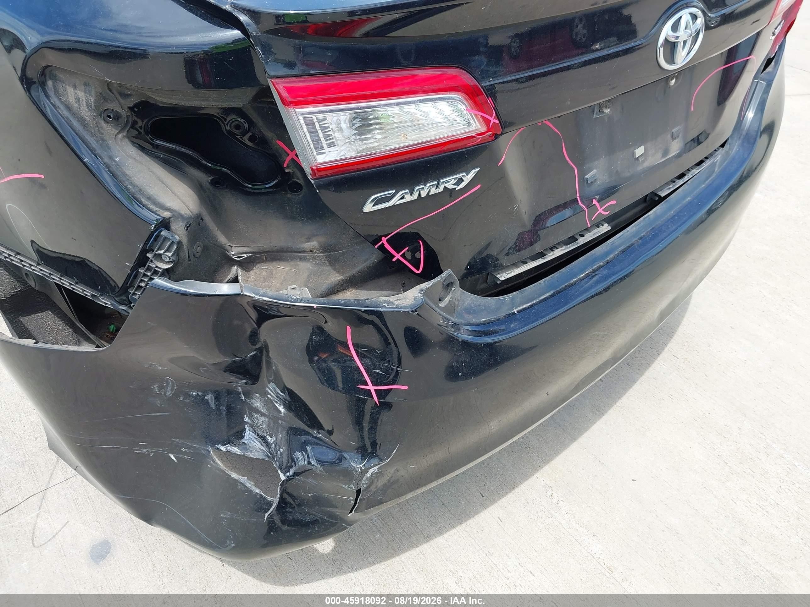 2014 Toyota Camry Se Black vin: 4T1BF1FK1EU446353