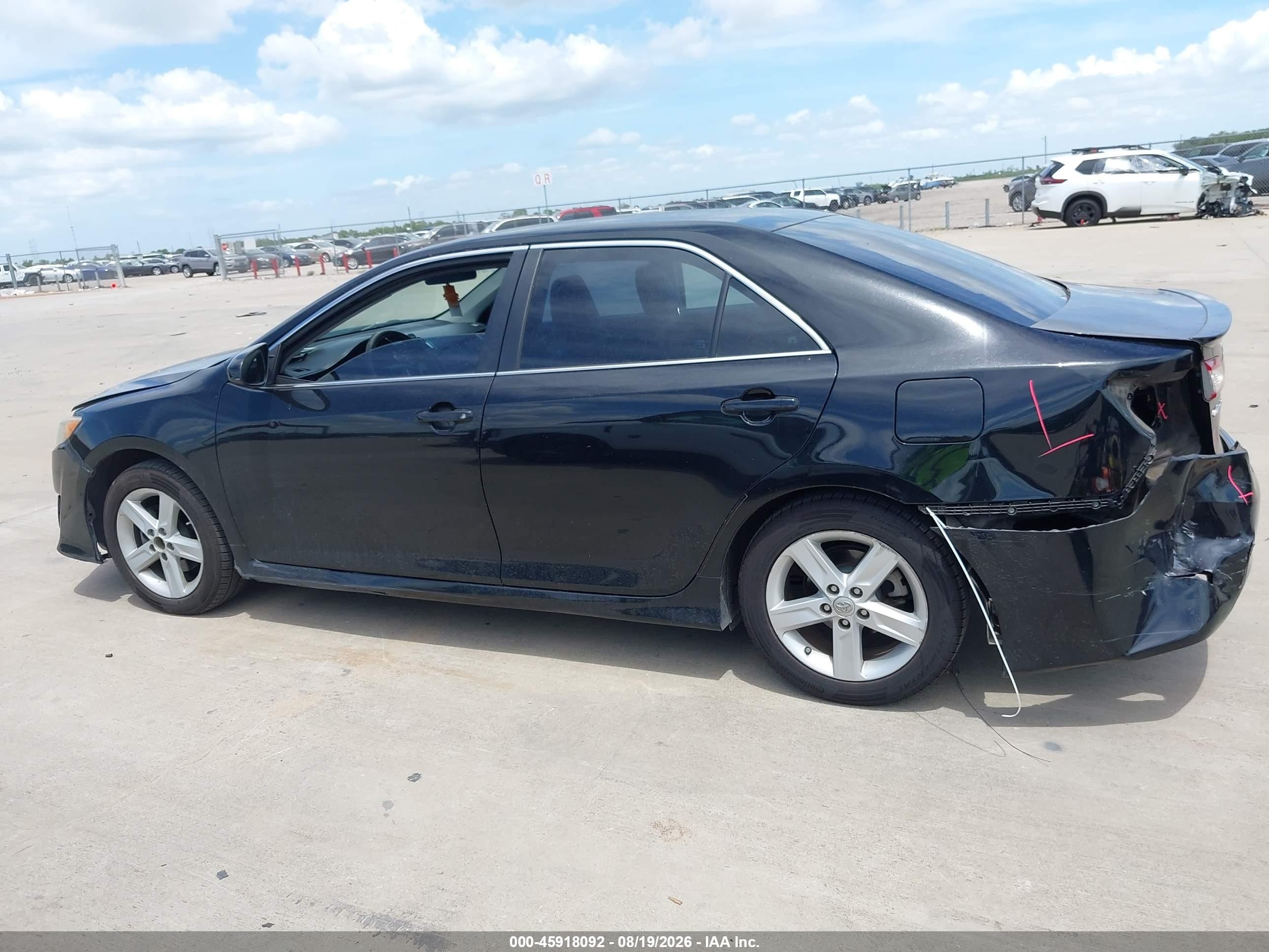 2014 Toyota Camry Se Black vin: 4T1BF1FK1EU446353
