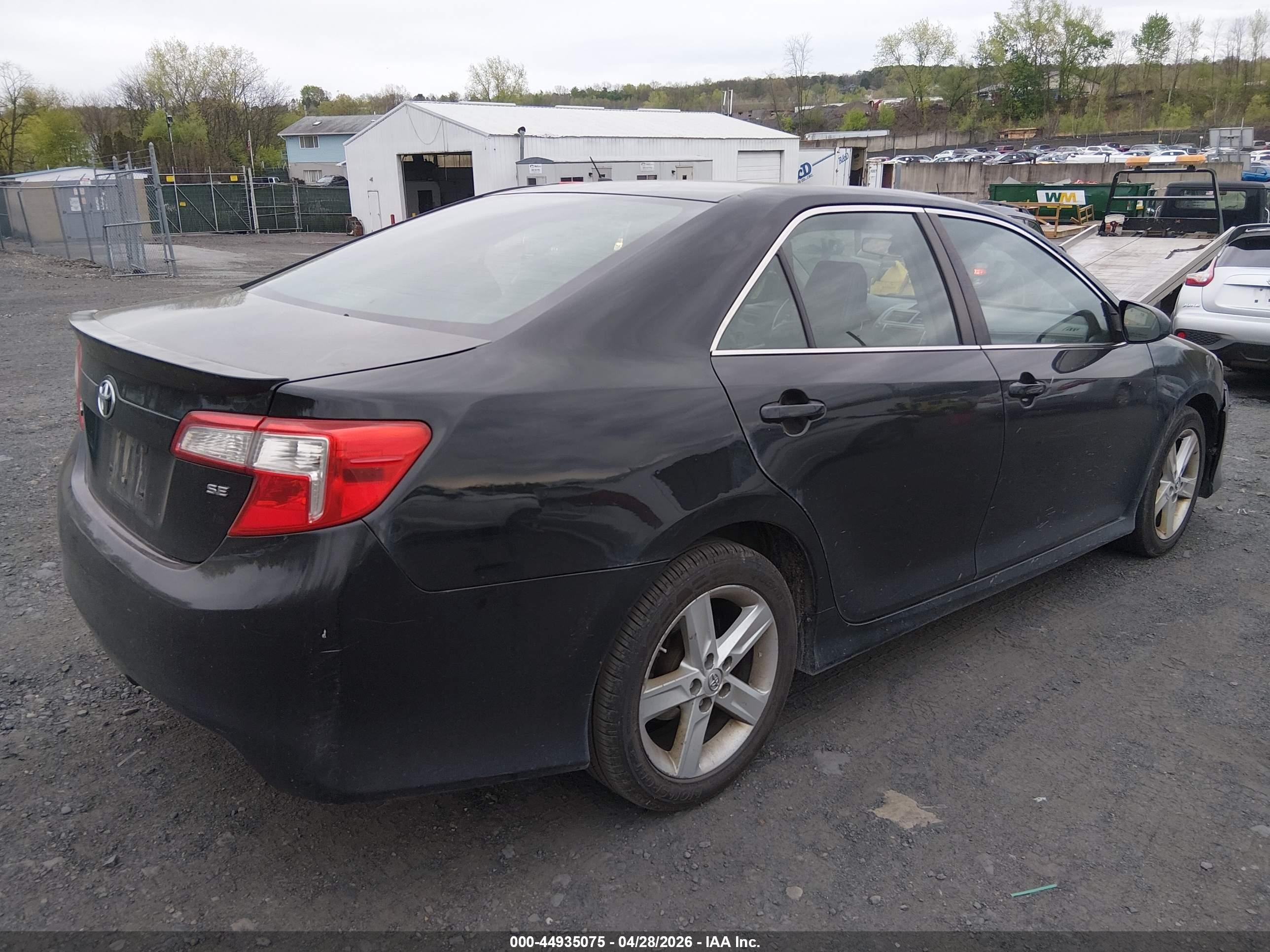 2014 Toyota Camry Se Black vin: 4T1BF1FK1EU447485
