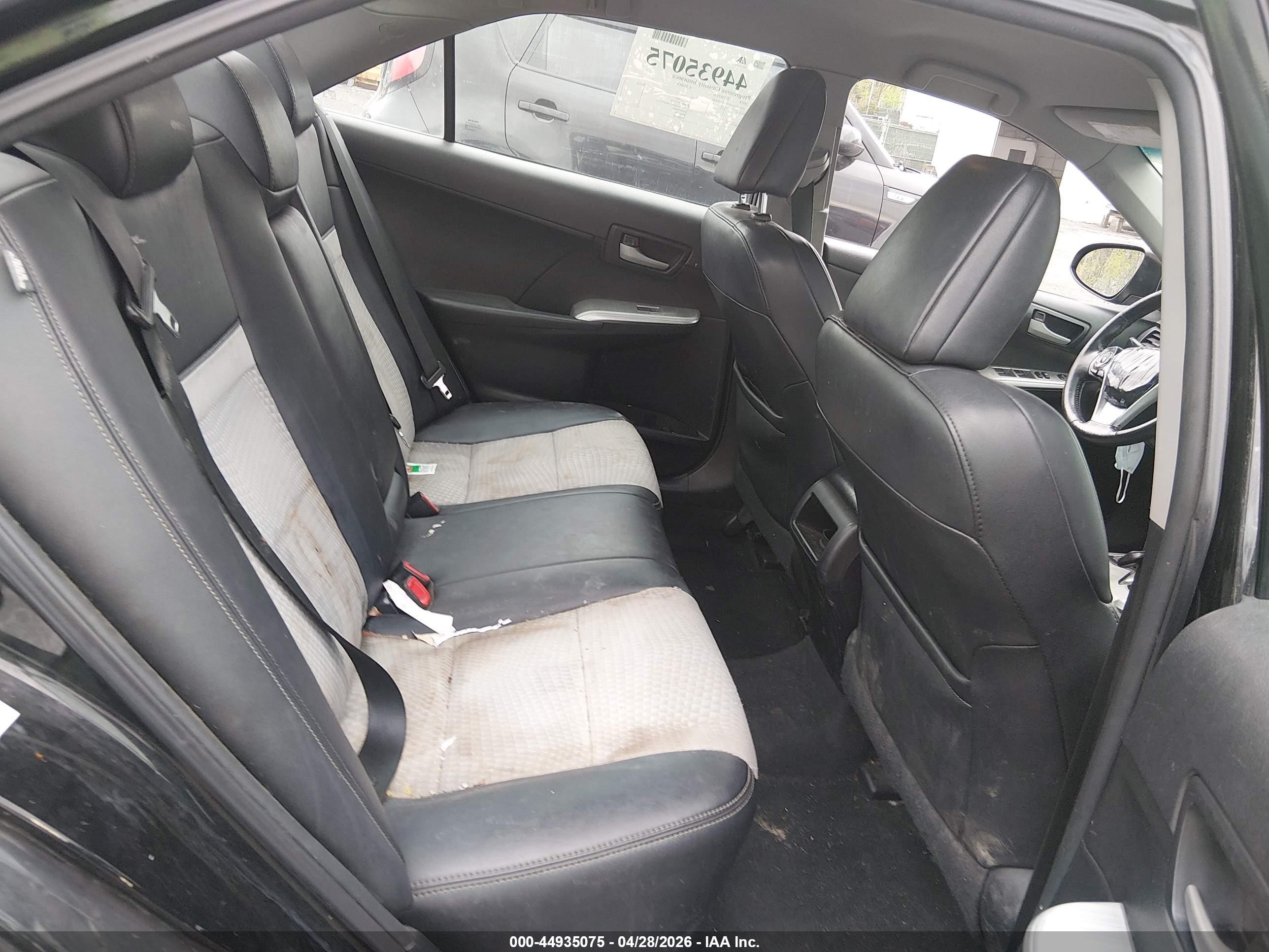 2014 Toyota Camry Se Black vin: 4T1BF1FK1EU447485