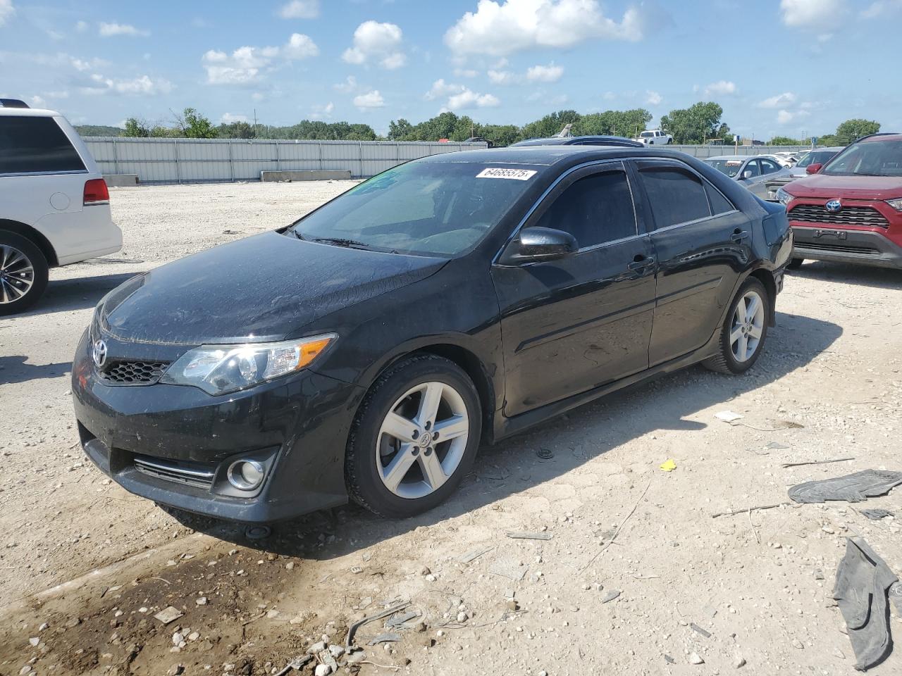 2014 Toyota Camry Se Black vin: 4T1BF1FK1EU447728