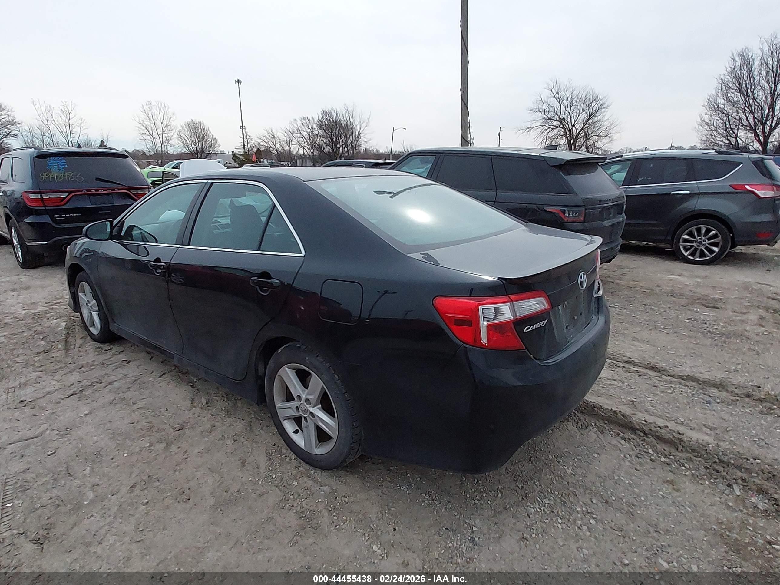 2014 Toyota Camry Se Black vin: 4T1BF1FK1EU449897
