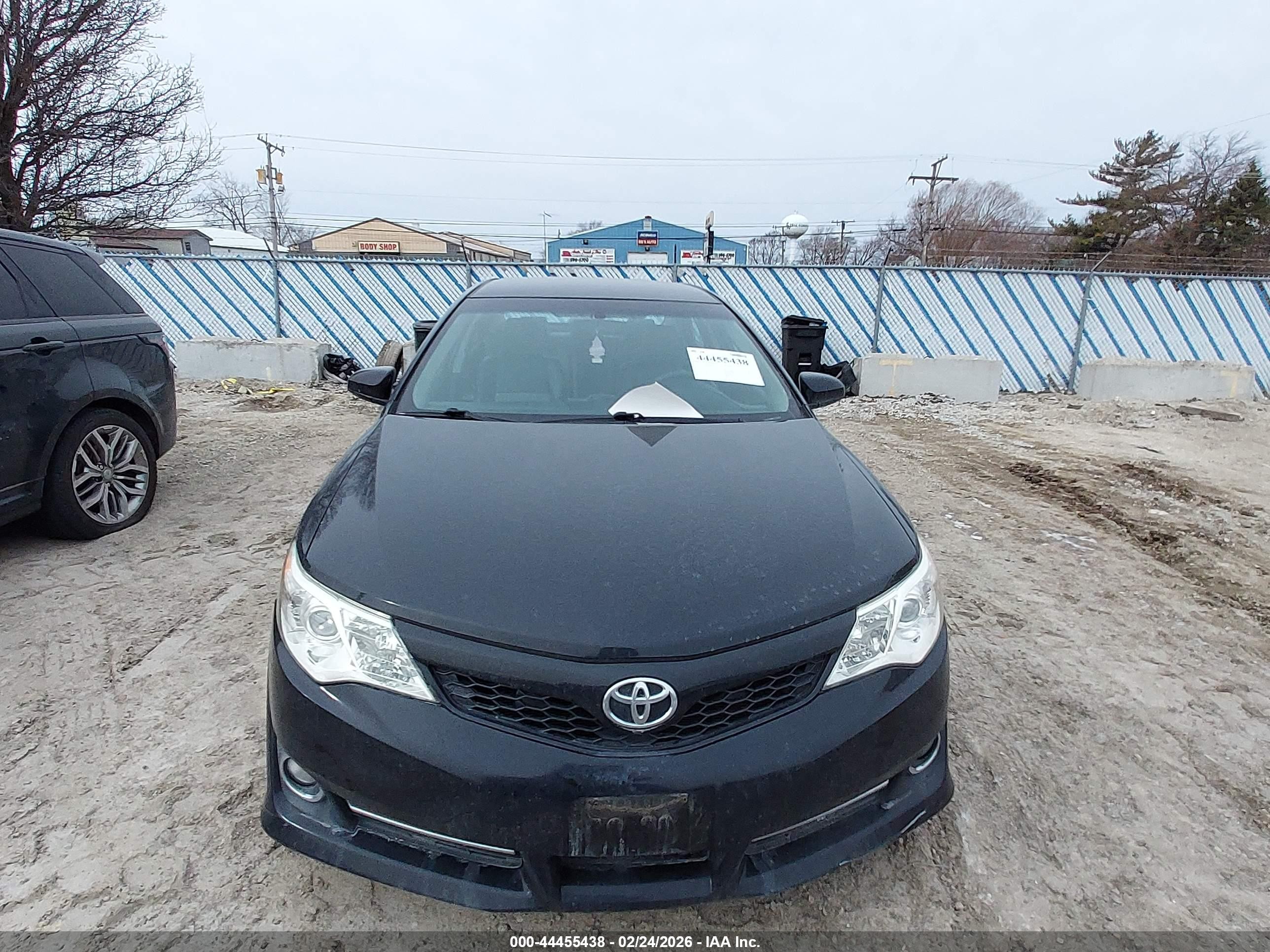 2014 Toyota Camry Se Black vin: 4T1BF1FK1EU449897