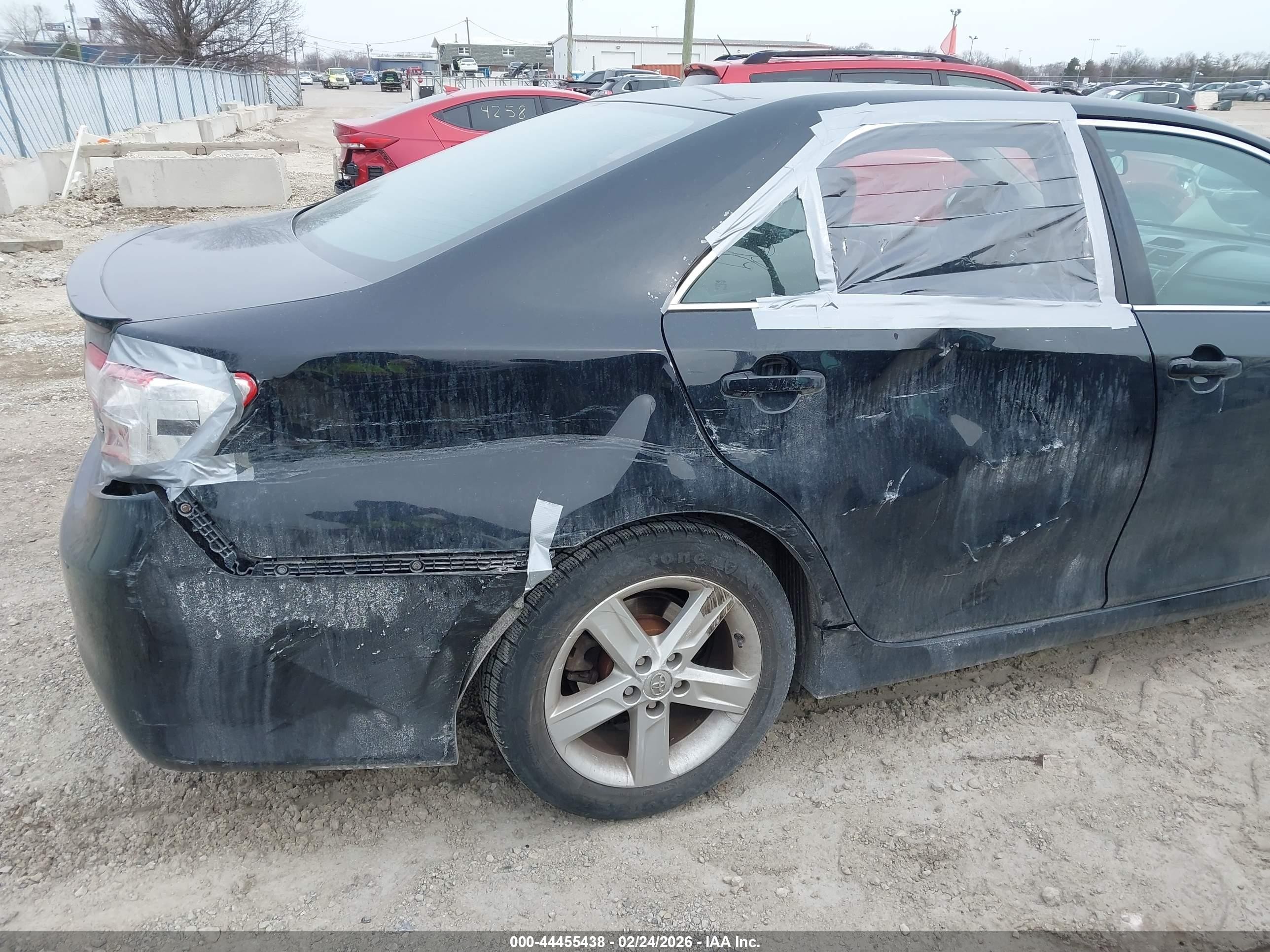2014 Toyota Camry Se Black vin: 4T1BF1FK1EU449897