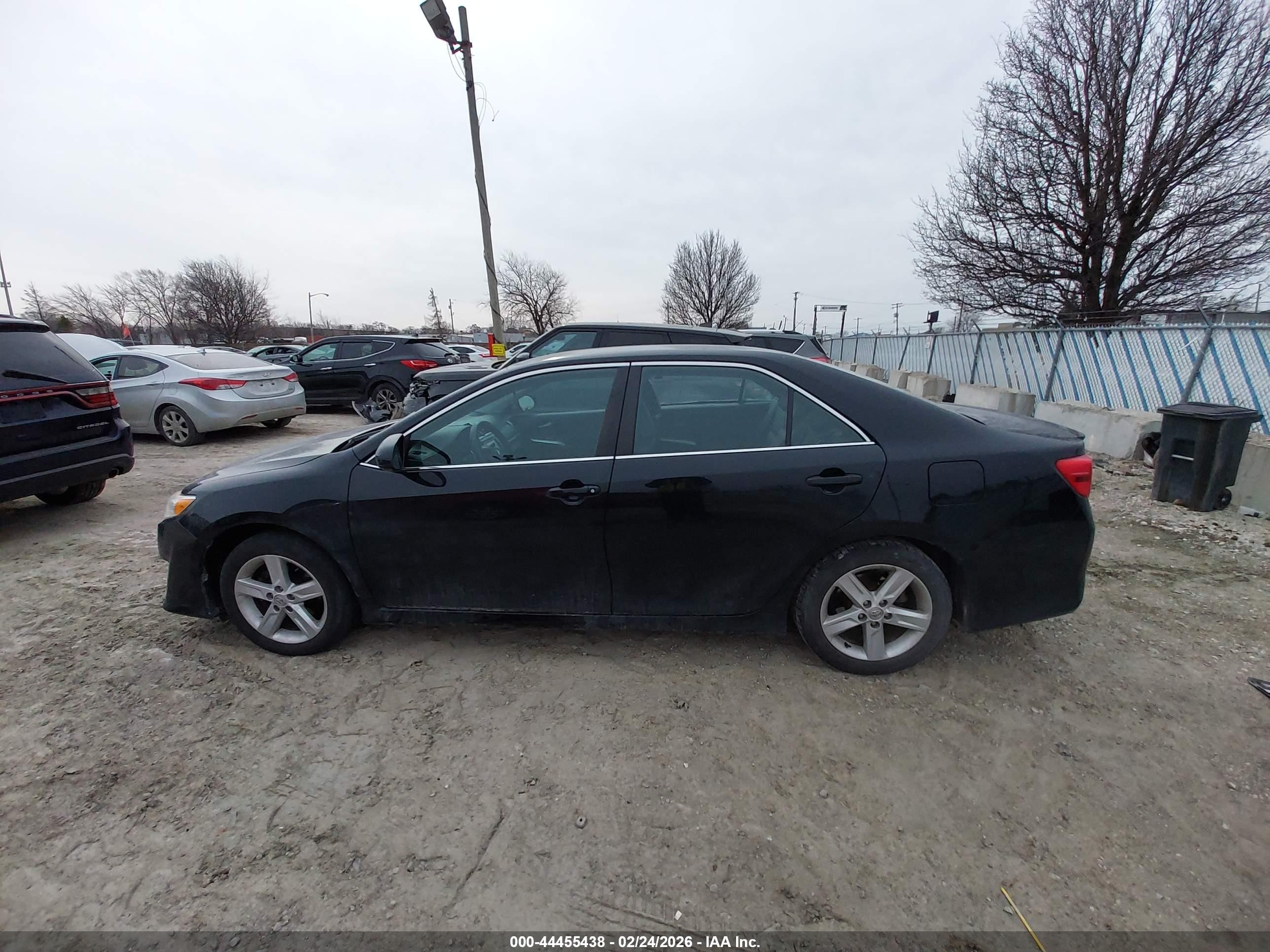 2014 Toyota Camry Se Black vin: 4T1BF1FK1EU449897