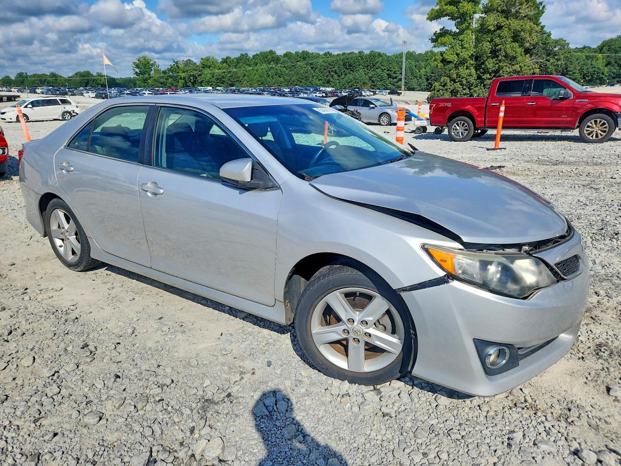 2014 Toyota Camry Se Silver vin: 4T1BF1FK1EU455361