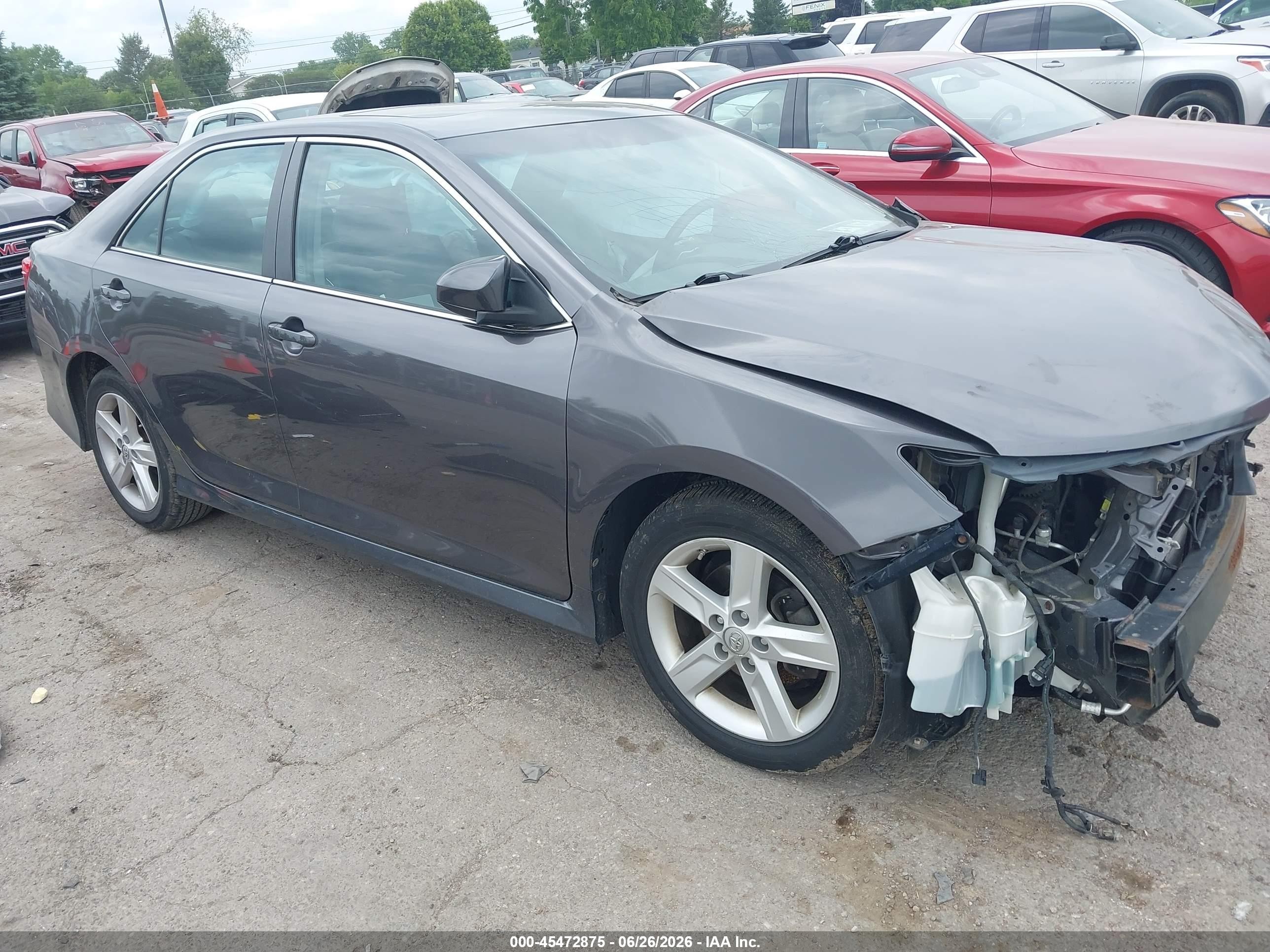 2014 Toyota Camry Se Black vin: 4T1BF1FK1EU456641