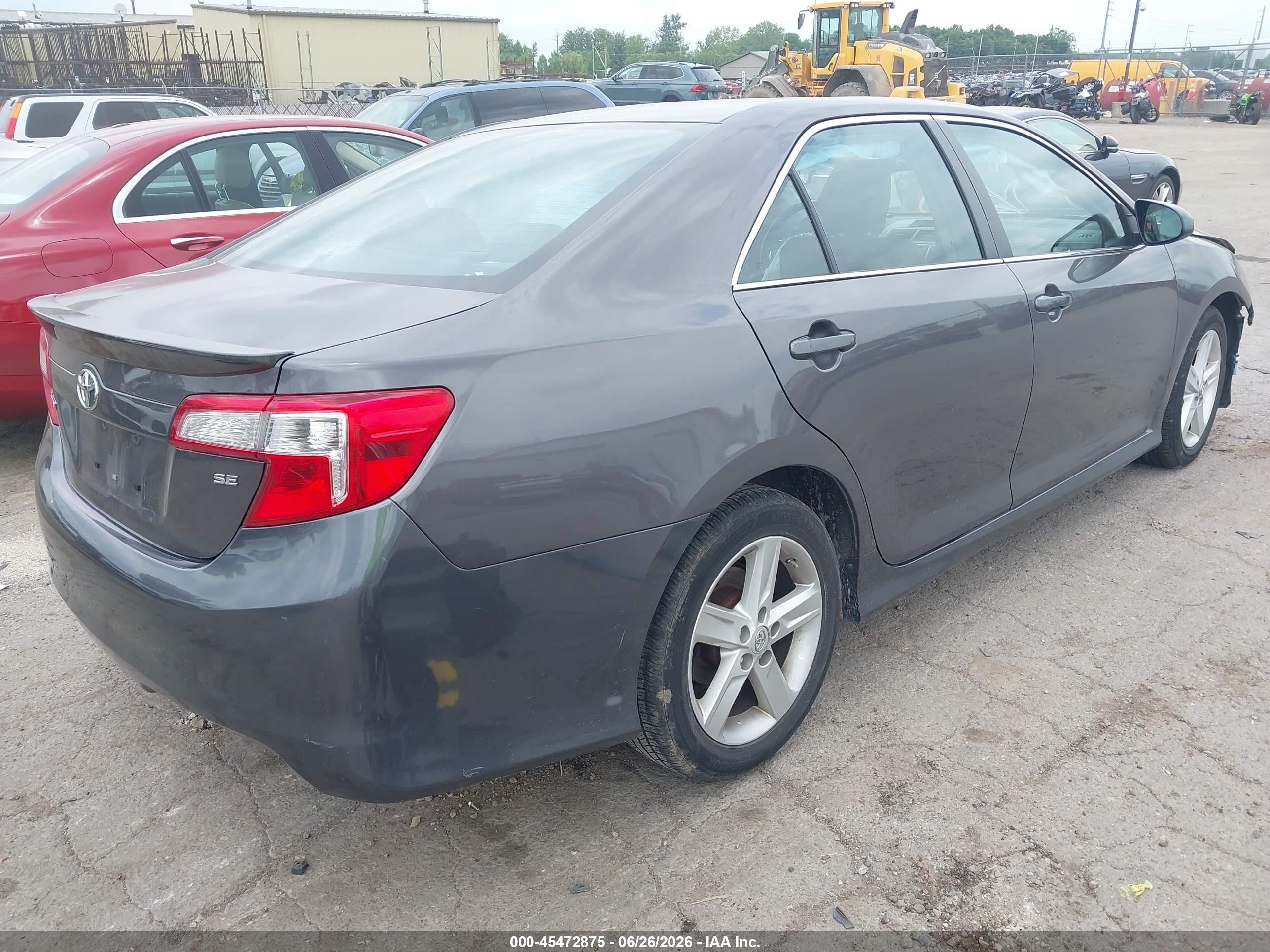 2014 Toyota Camry Se Black vin: 4T1BF1FK1EU456641
