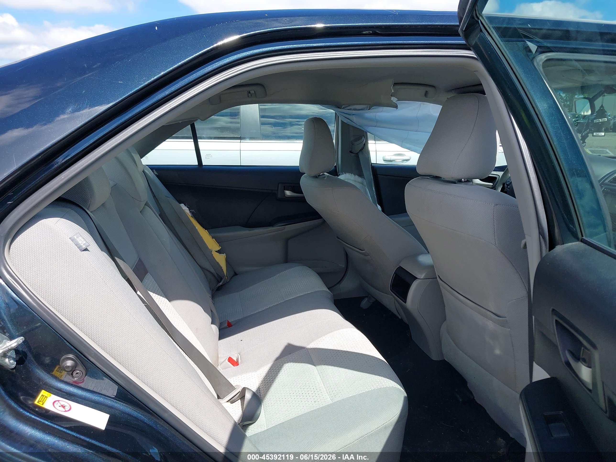2014 Toyota Camry Le Black vin: 4T1BF1FK1EU462262