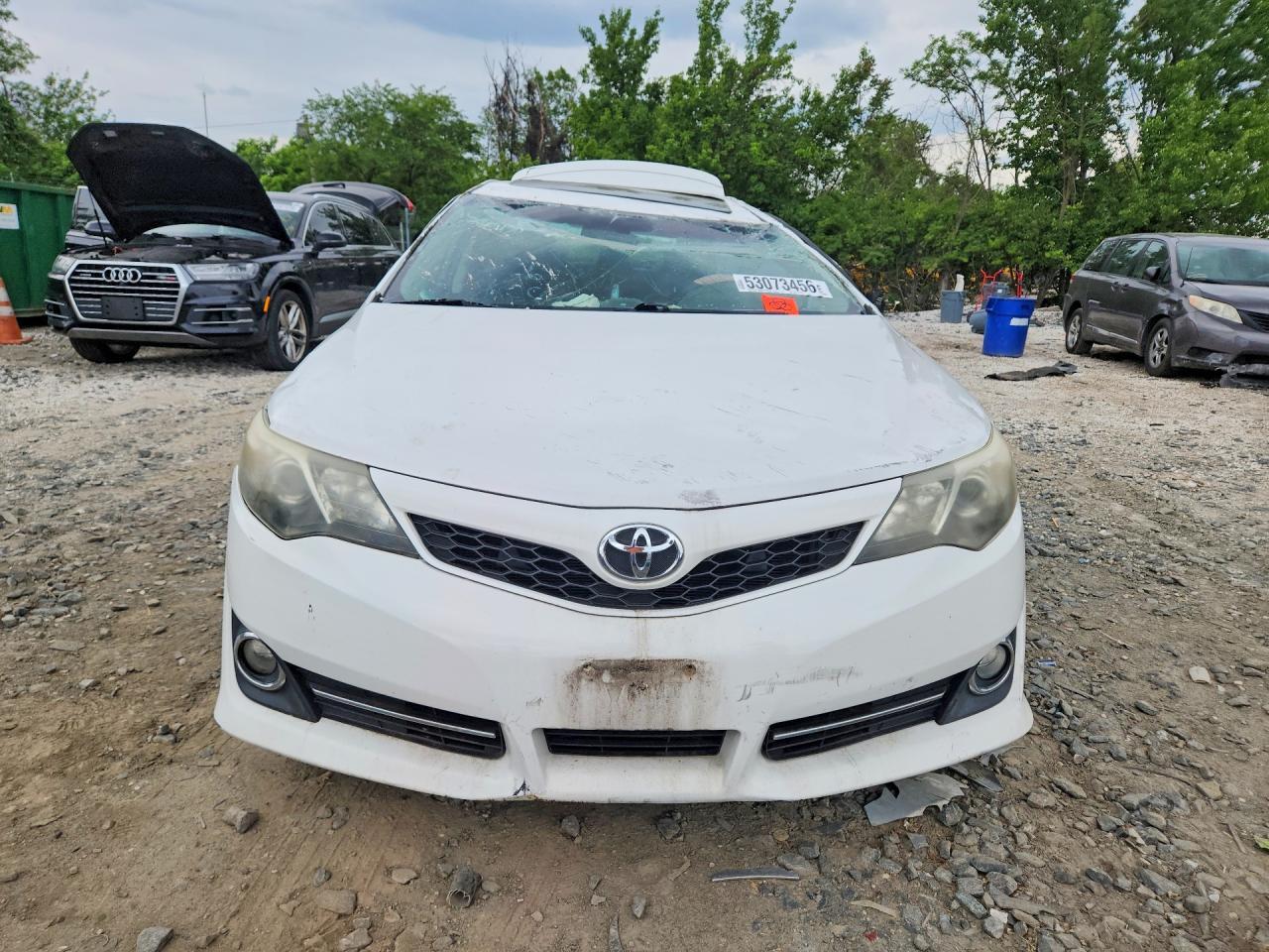 2014 Toyota Camry Se Sport White vin: 4T1BF1FK1EU466330