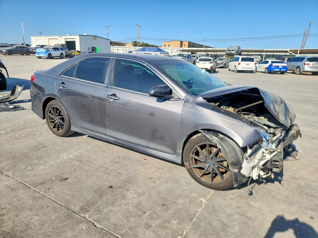 2014 Toyota Camry Se Gray vin: 4T1BF1FK1EU466912