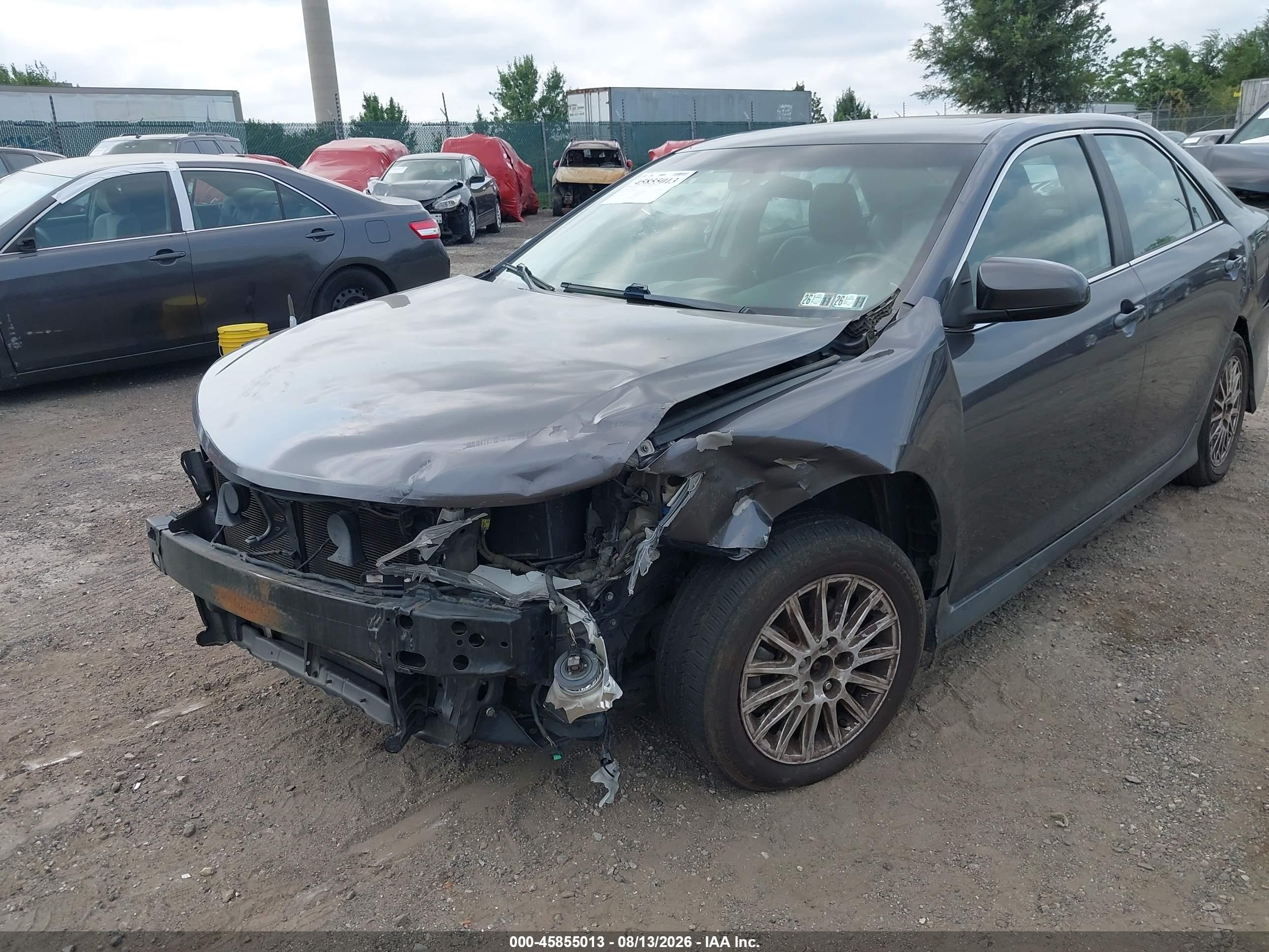 2014 Toyota Camry Se Sport Gray vin: 4T1BF1FK1EU470569