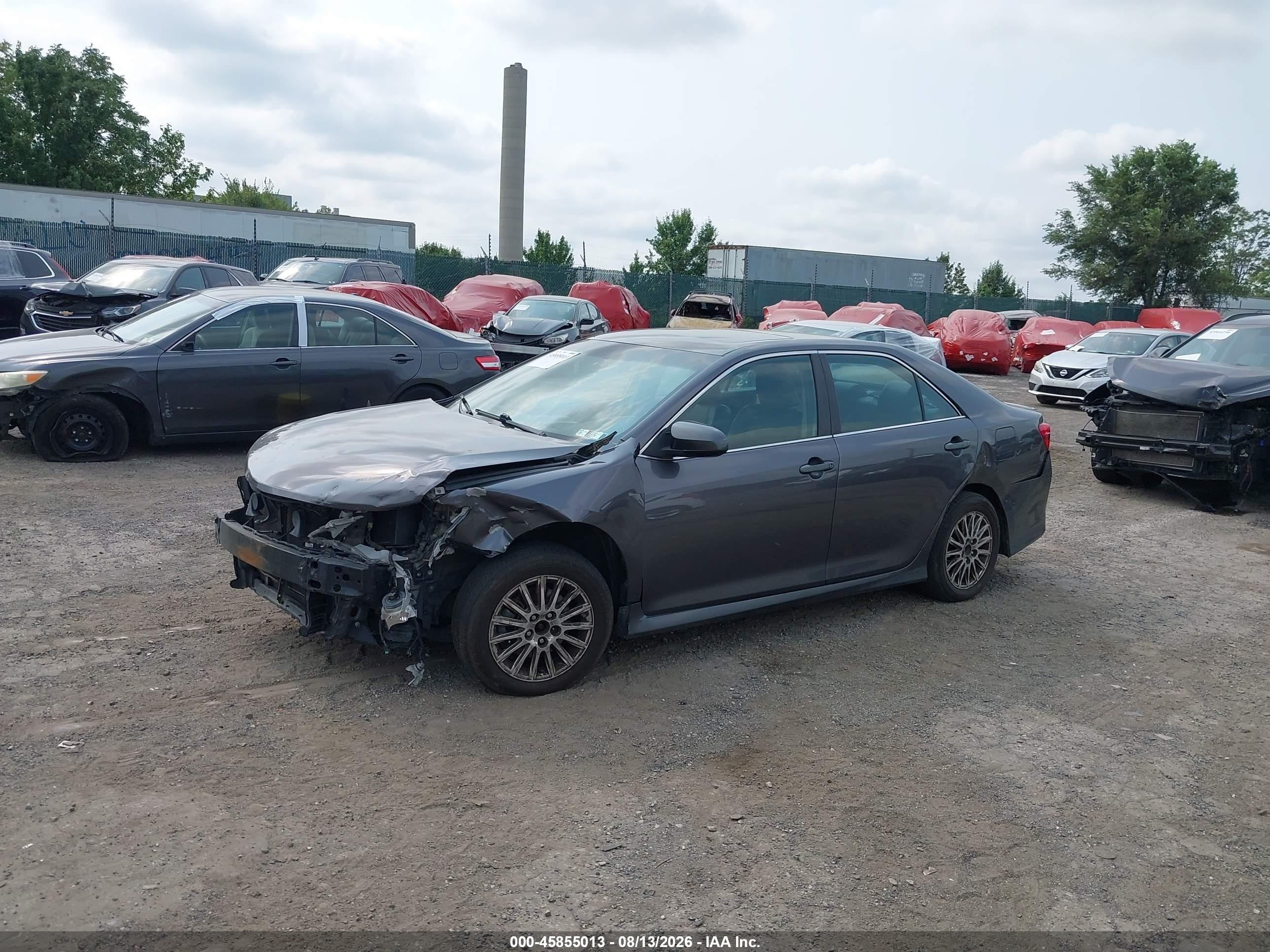 2014 Toyota Camry Se Sport Gray vin: 4T1BF1FK1EU470569