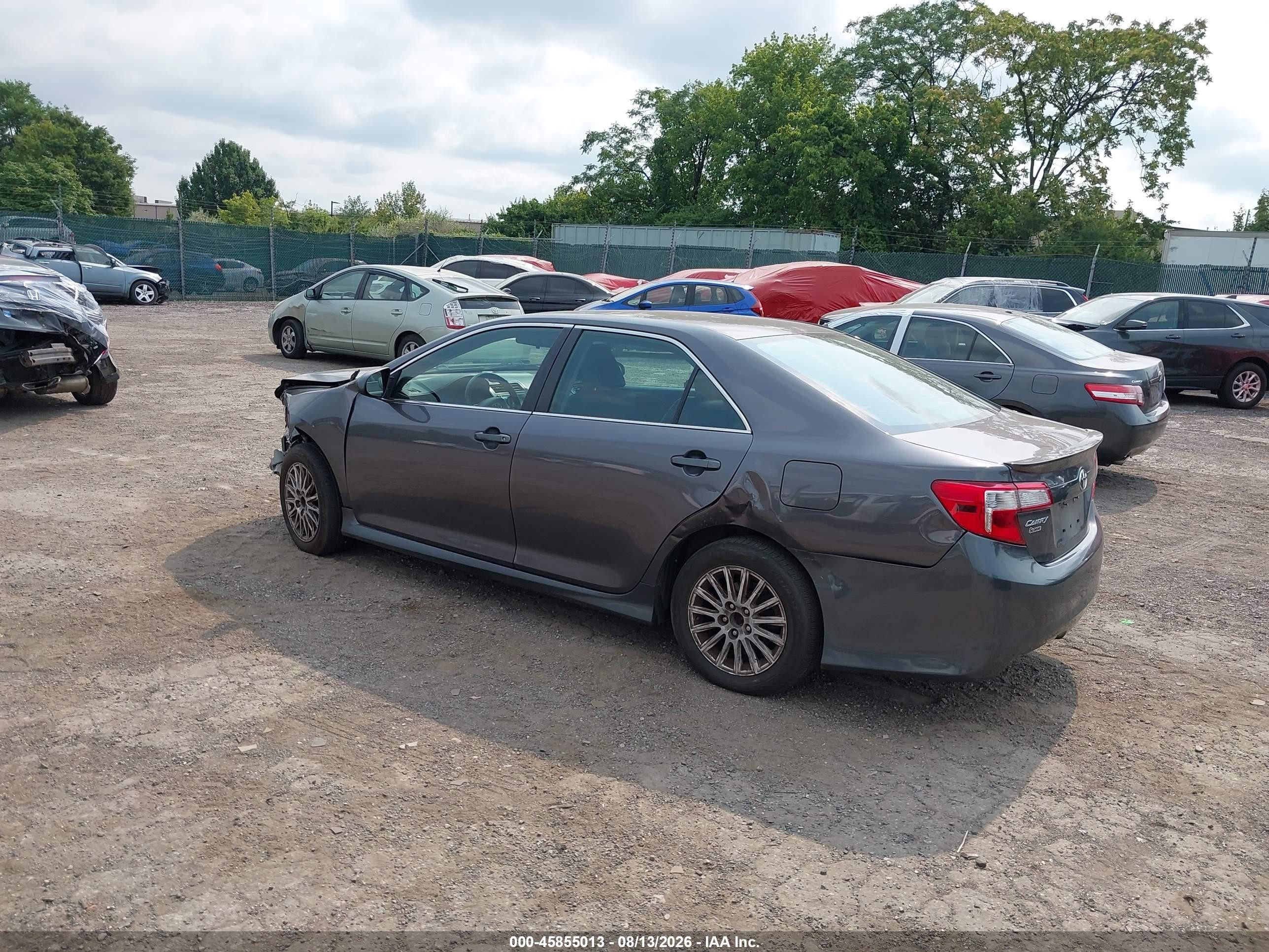 2014 Toyota Camry Se Sport Gray vin: 4T1BF1FK1EU470569