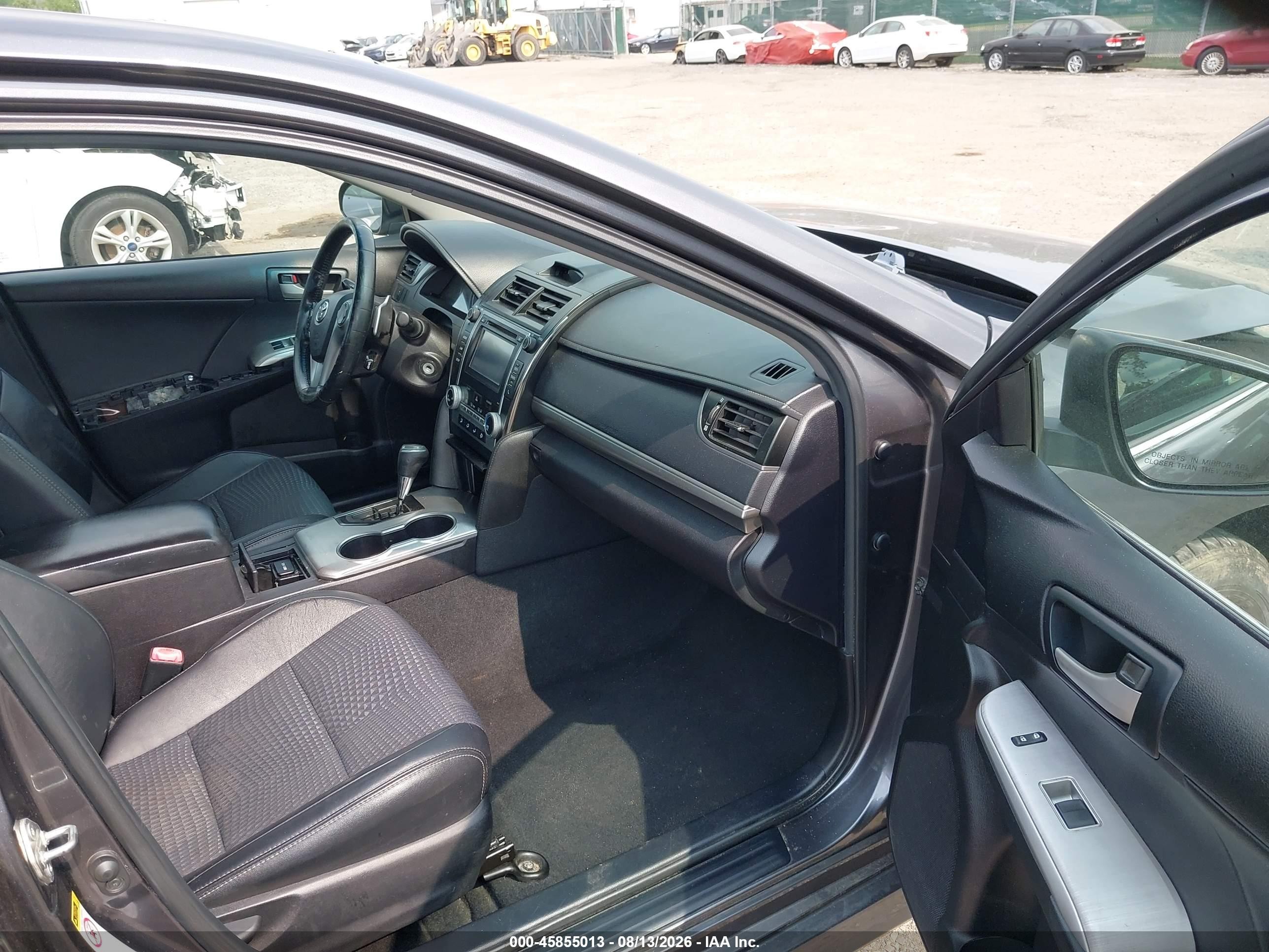 2014 Toyota Camry Se Sport Gray vin: 4T1BF1FK1EU470569