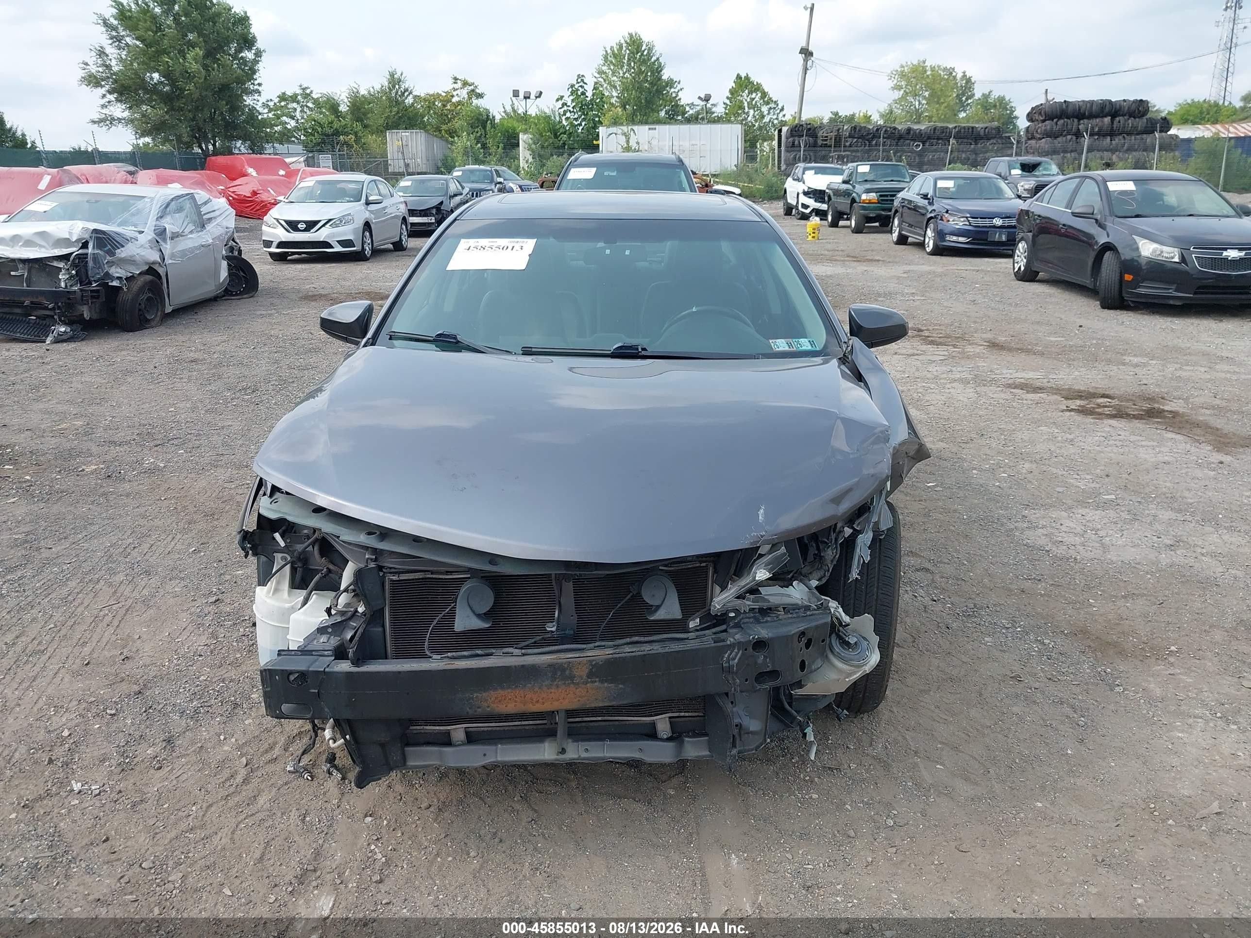 2014 Toyota Camry Se Sport Gray vin: 4T1BF1FK1EU470569