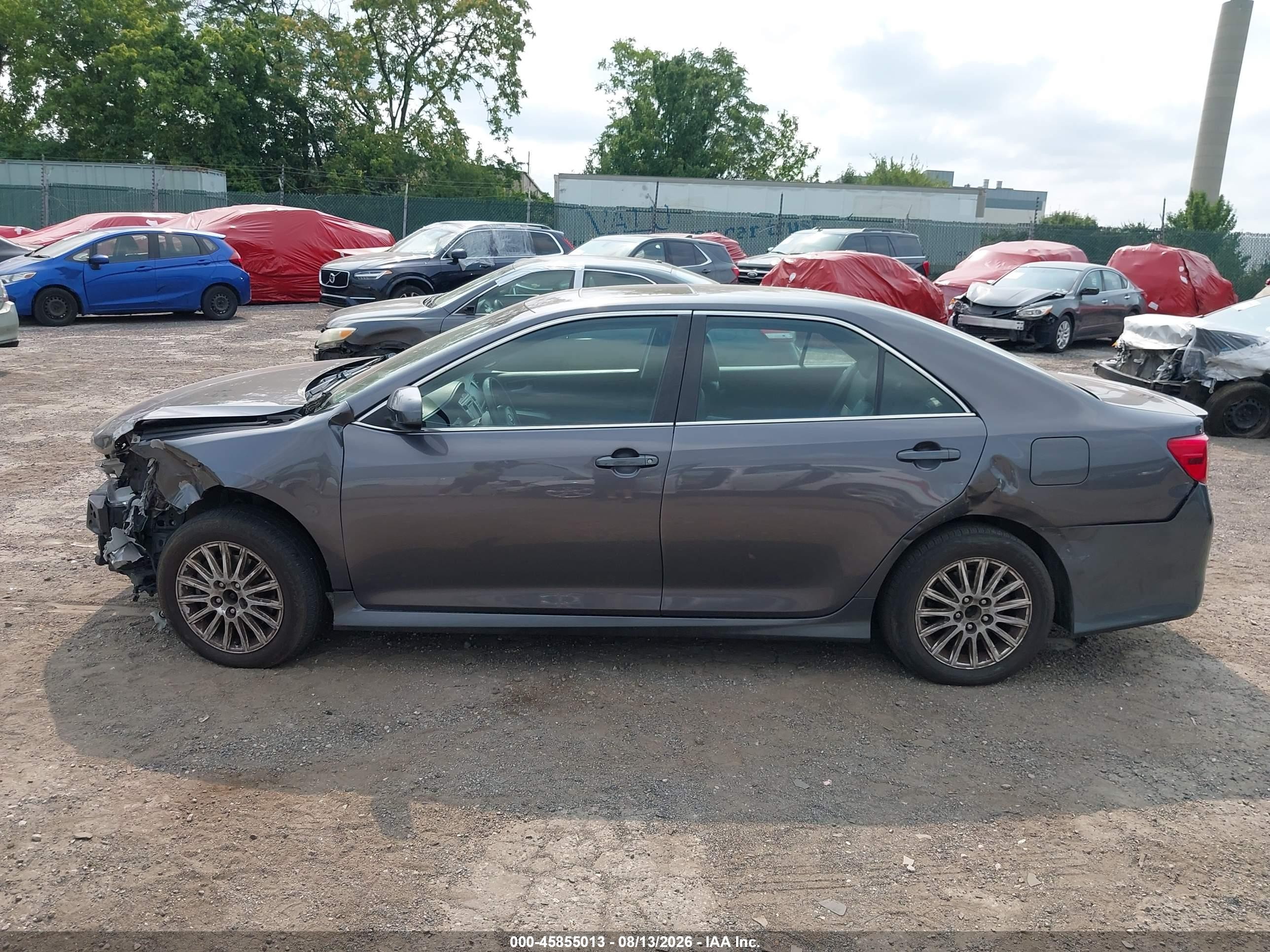 2014 Toyota Camry Se Sport Gray vin: 4T1BF1FK1EU470569