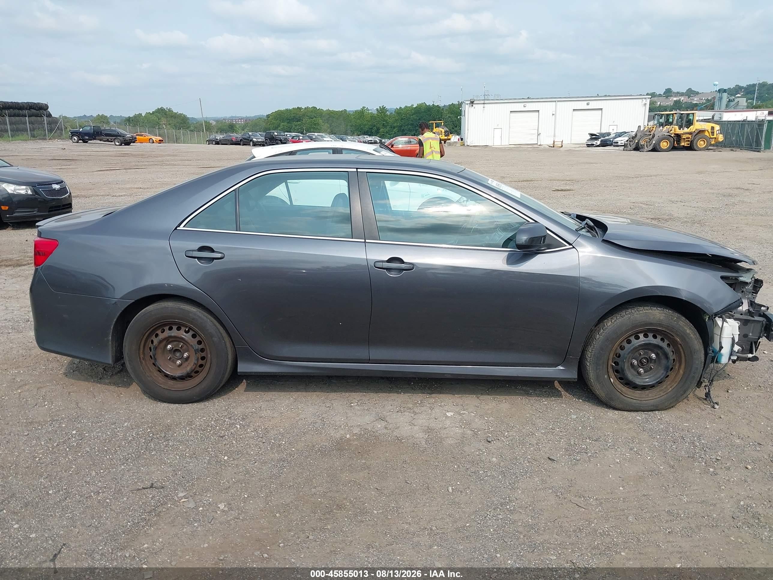 2014 Toyota Camry Se Sport Gray vin: 4T1BF1FK1EU470569